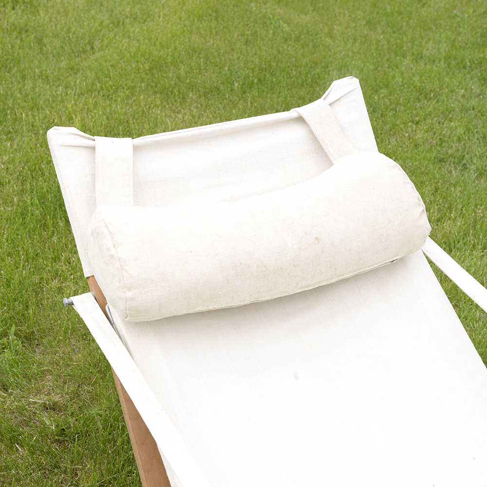 Danish Modern Outdoor Lounge Chair and Ottoman by Cado