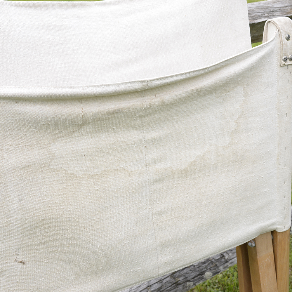 Danish Modern Outdoor Lounge Chair and Ottoman by Cado