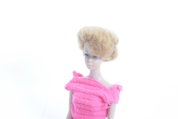 1960s Mattel Bubble Cut Barbie With Clothes and Accessories