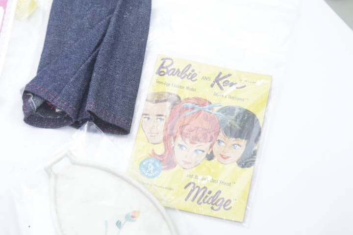 1960s Mattel Bubble Cut Barbie With Clothes and Accessories