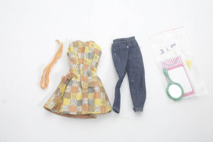 1960s Mattel Bubble Cut Barbie With Clothes and Accessories