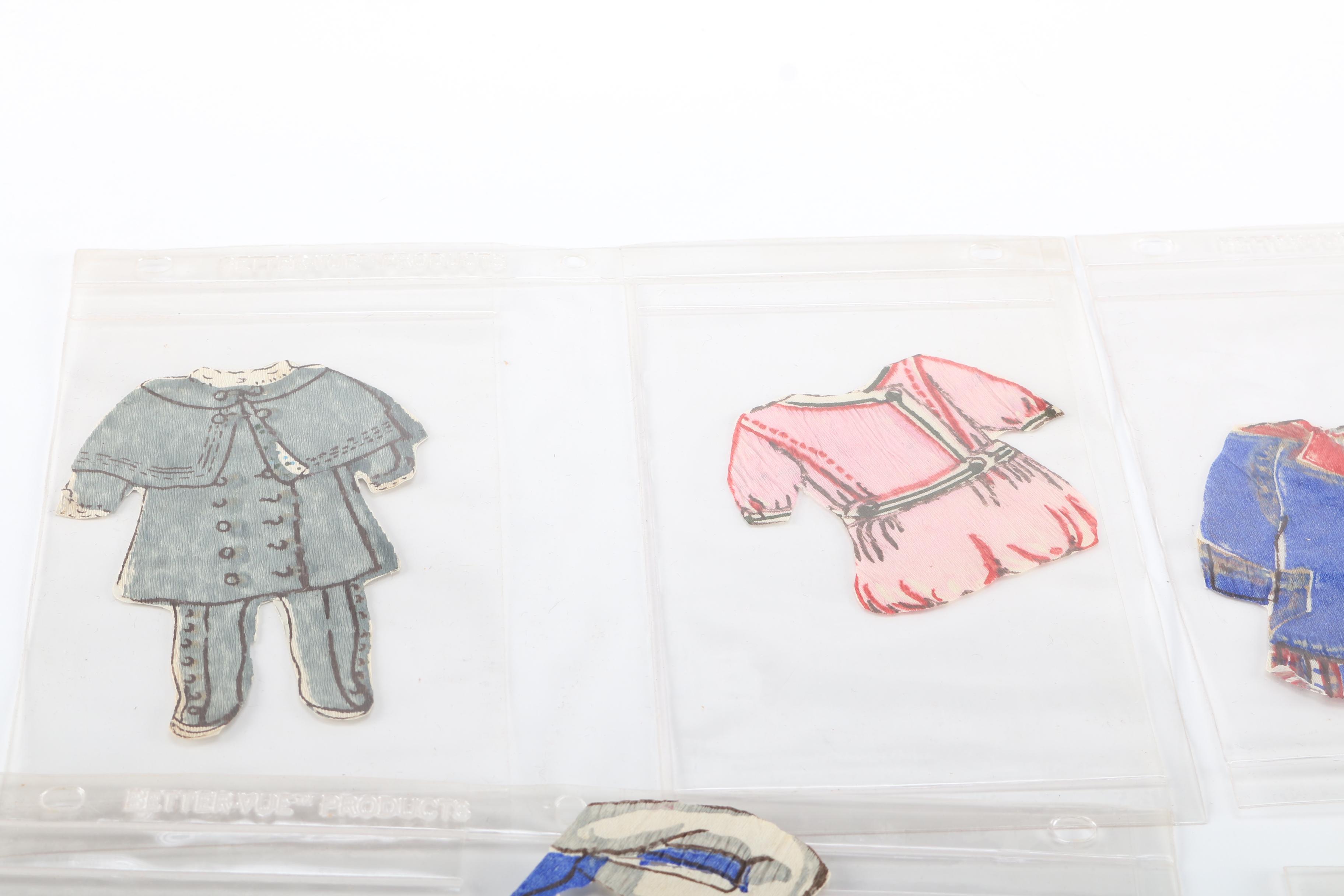 Vintage Paper Dolls and Dollhouse Wallpapers