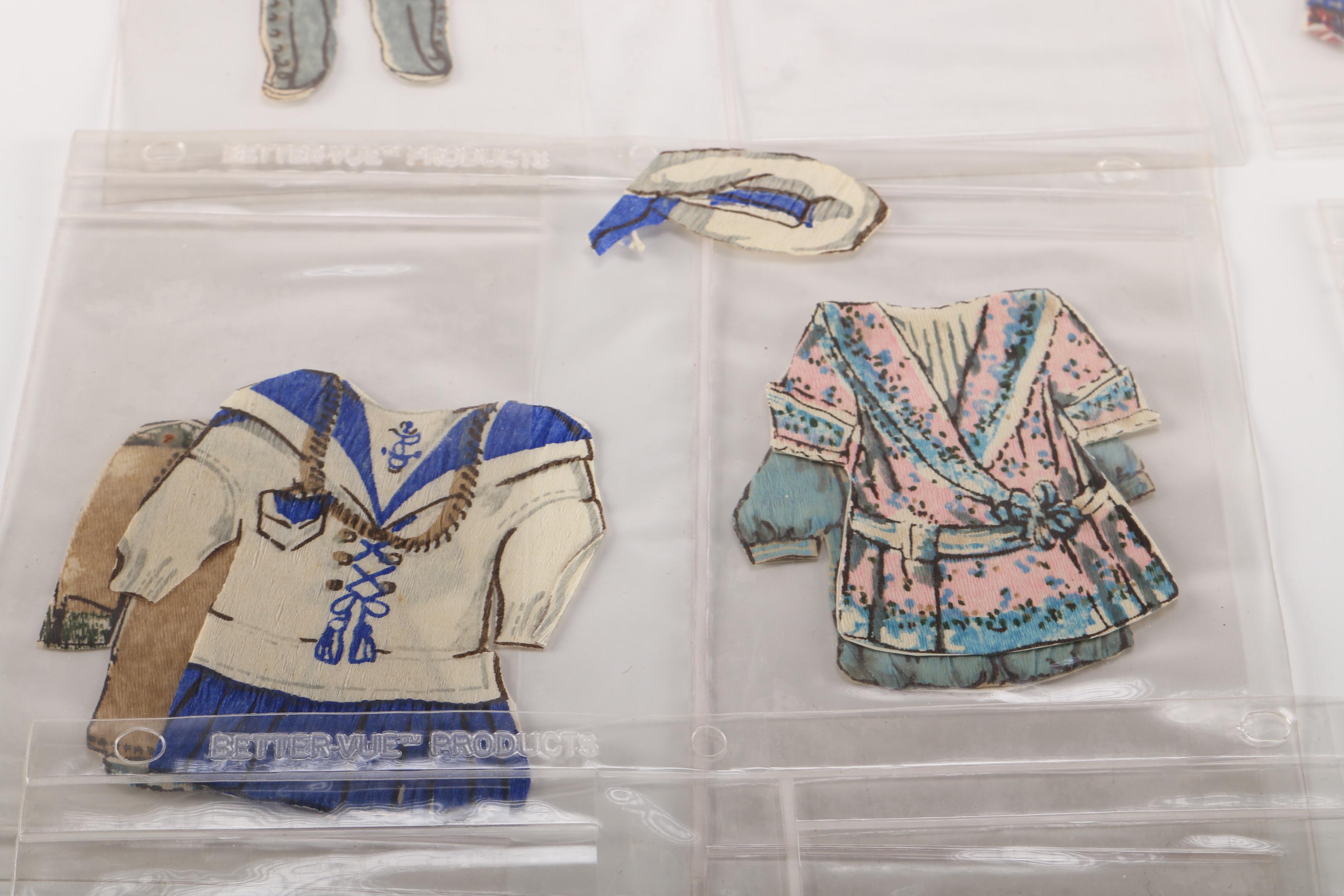 Vintage Paper Dolls and Dollhouse Wallpapers