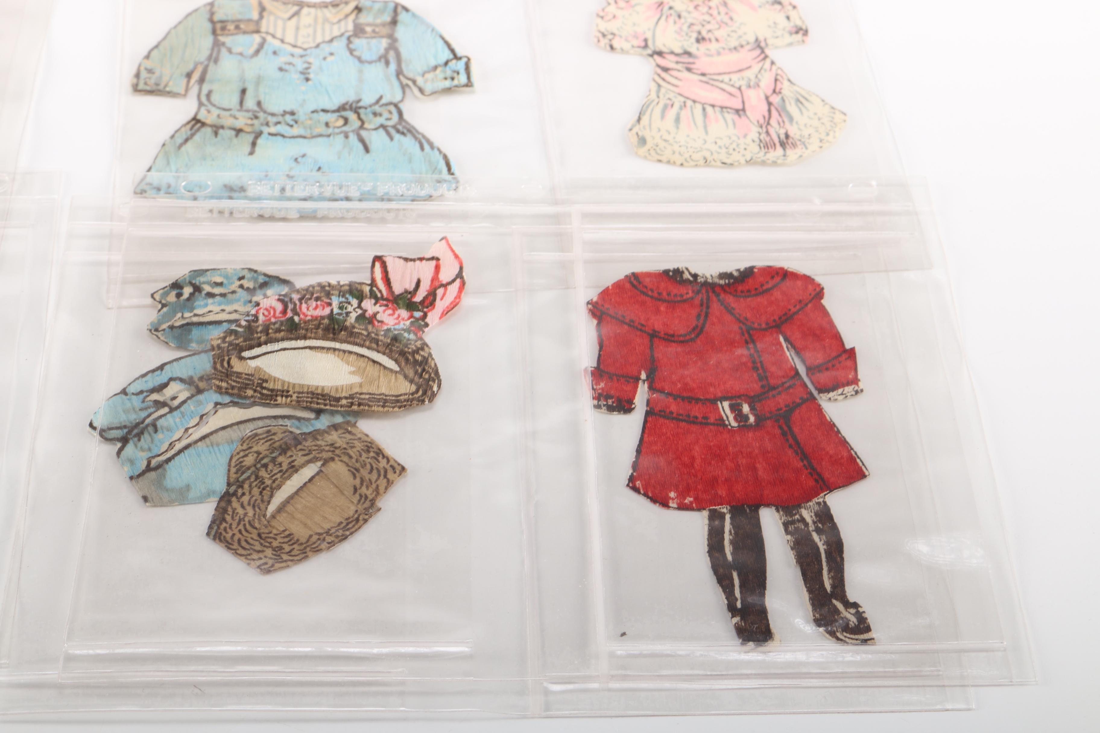 Vintage Paper Dolls and Dollhouse Wallpapers