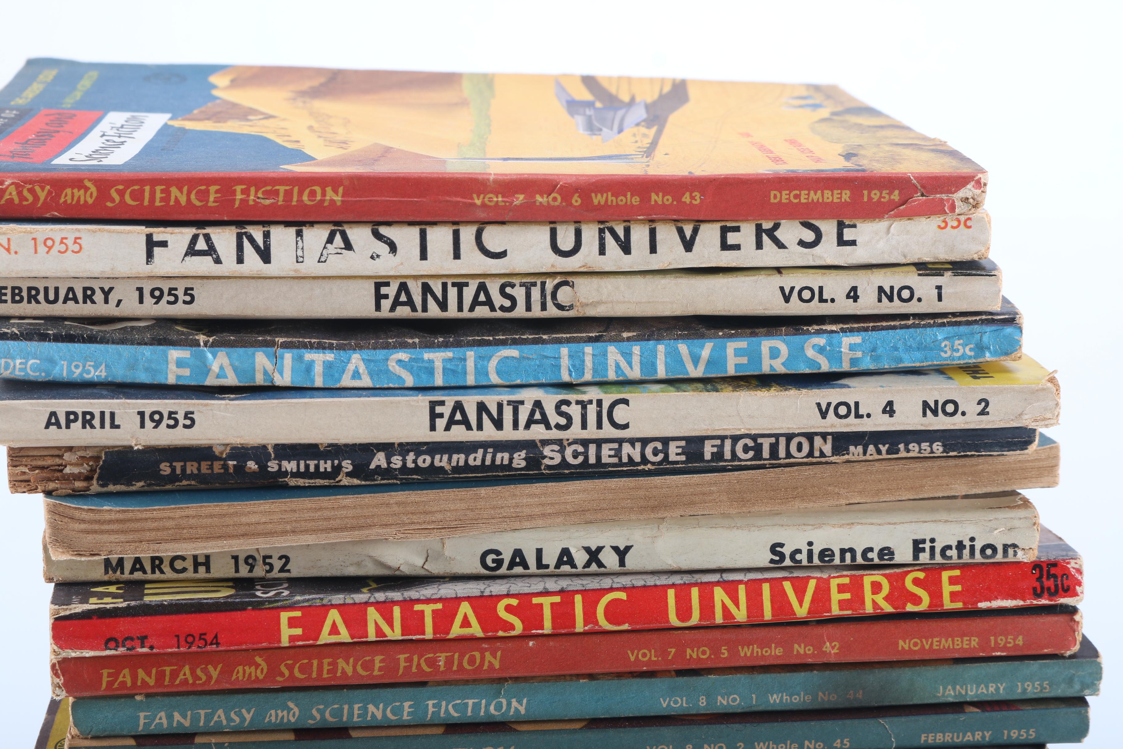1950s Science Fiction Magazines Including "Fantasy and Science Fiction"