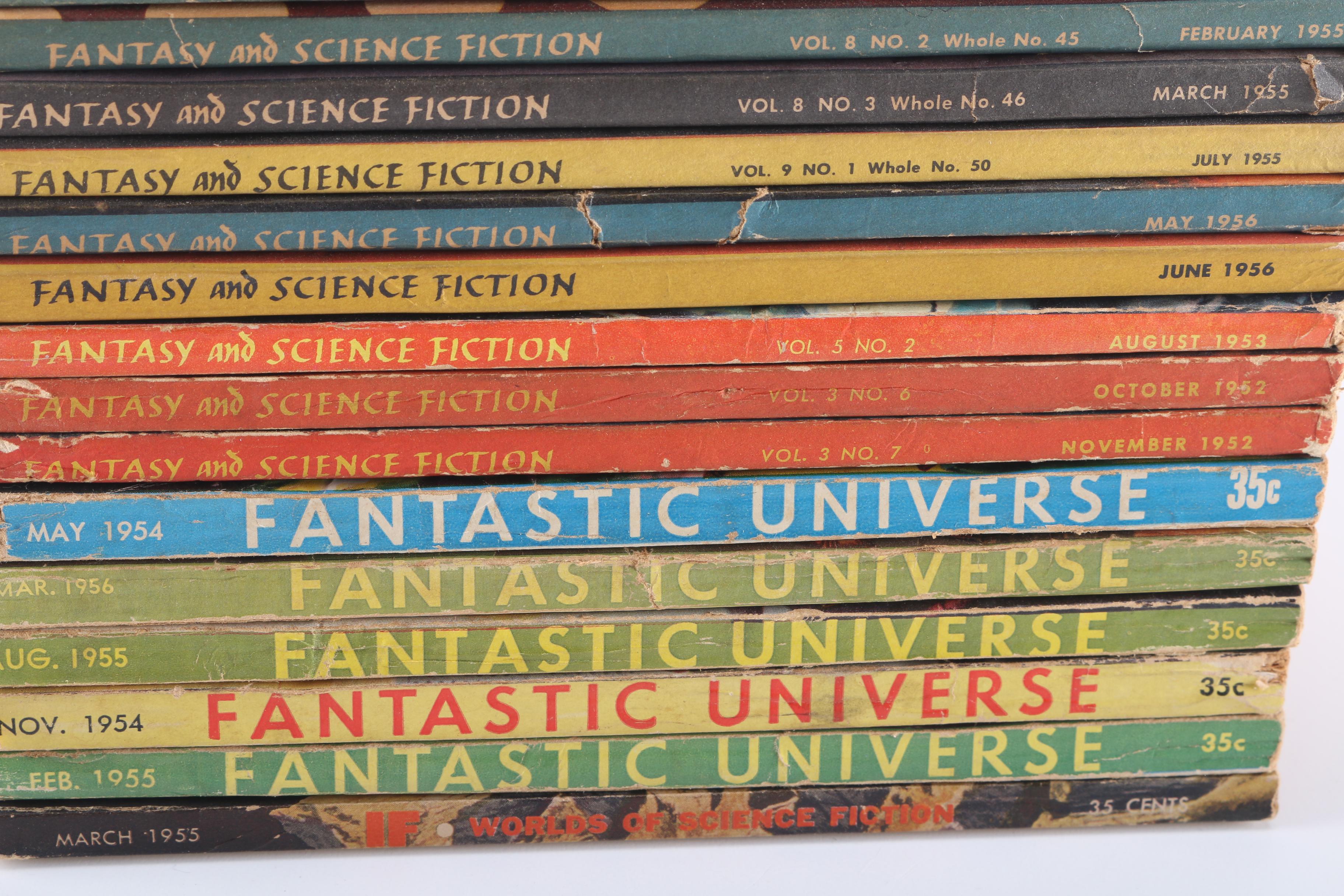 1950s Science Fiction Magazines Including "Fantasy and Science Fiction"