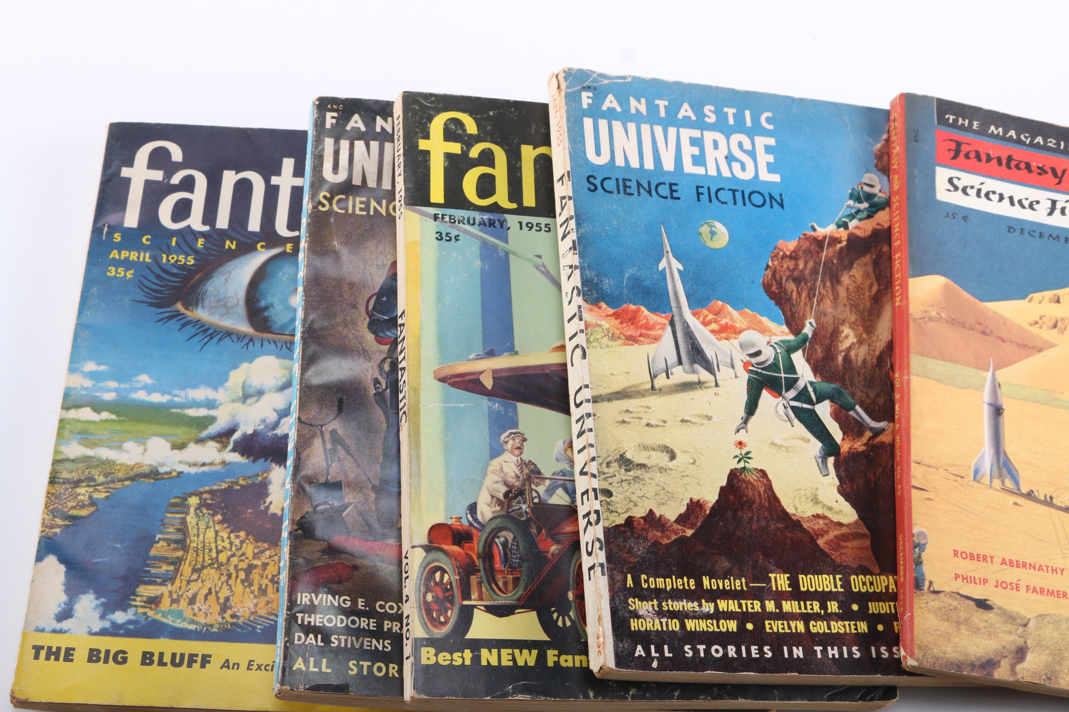 1950s Science Fiction Magazines Including "Fantasy and Science Fiction"
