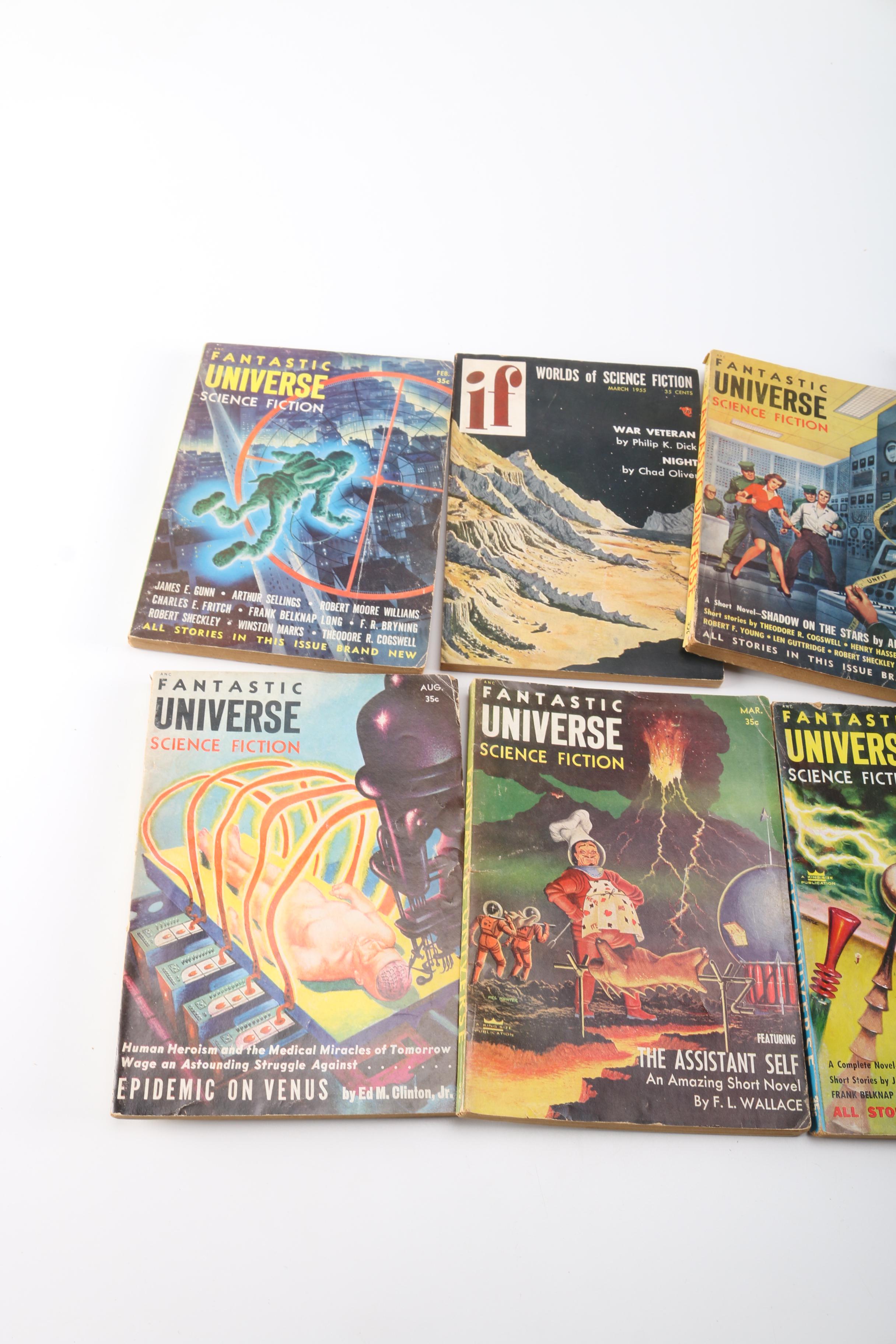 1950s Science Fiction Magazines Including "Fantasy and Science Fiction"