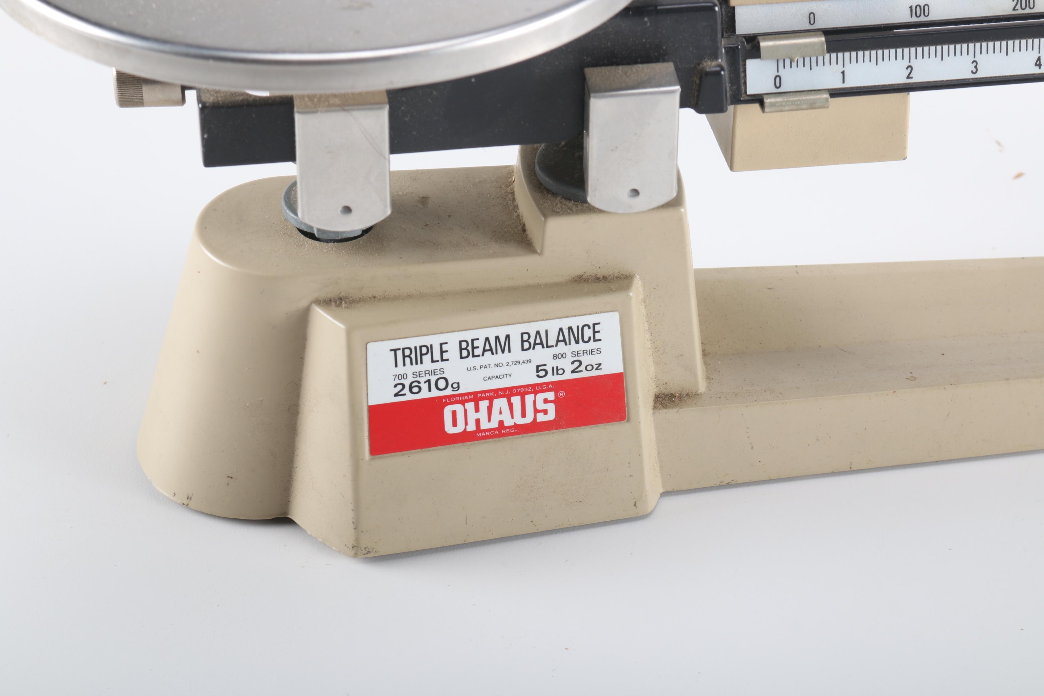 Antique Fairbanks Scale and Ohaus Triple Beam Balance
