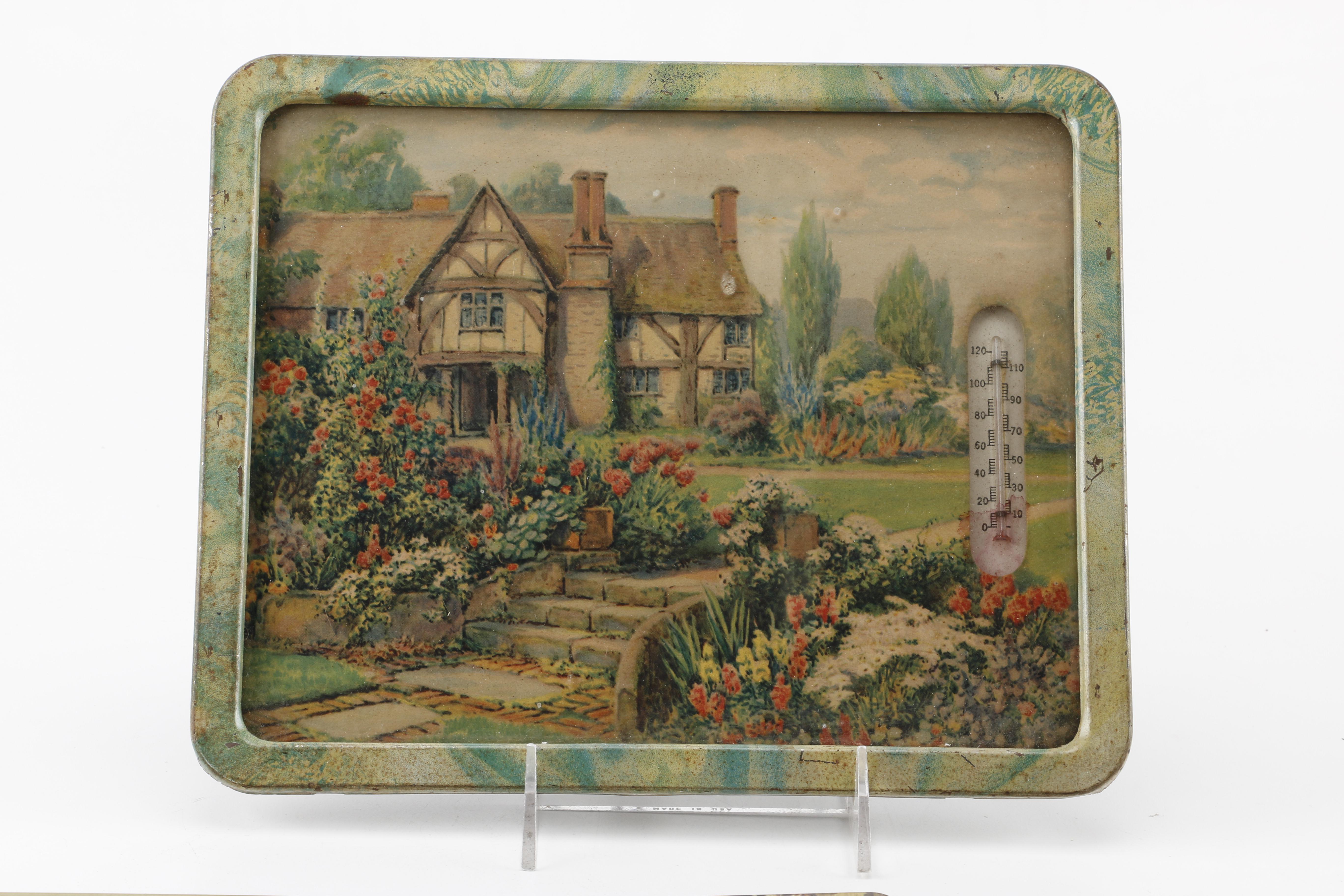 Wall Art Advertisements with Thermometers