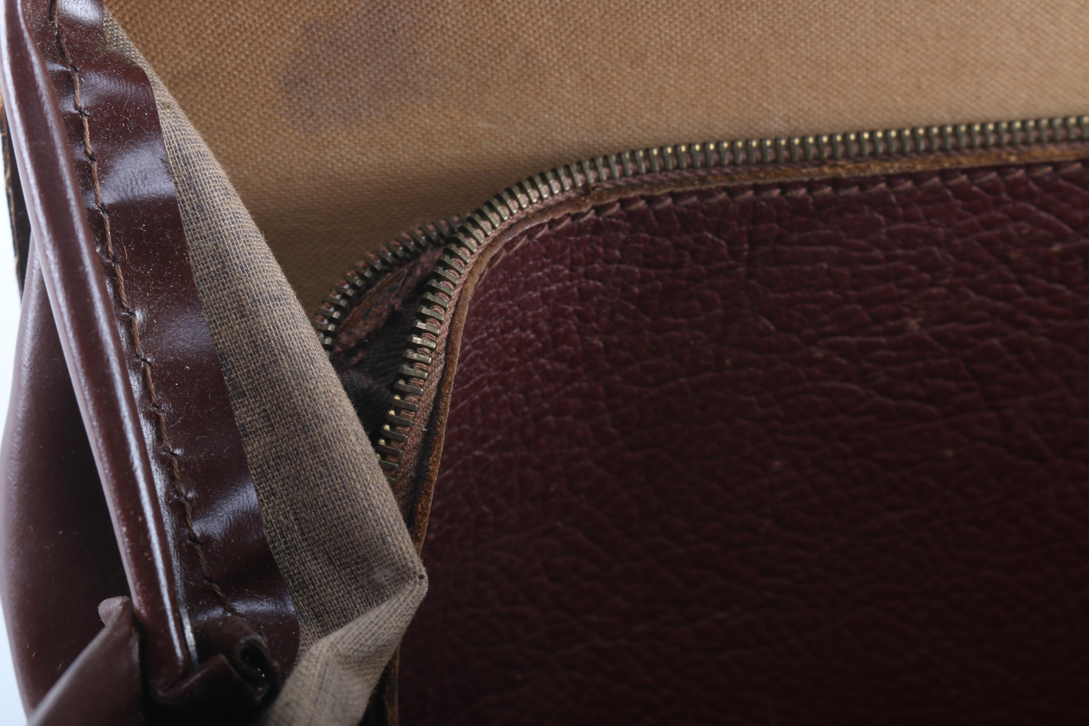 Cheney Brown Leather Attache Case