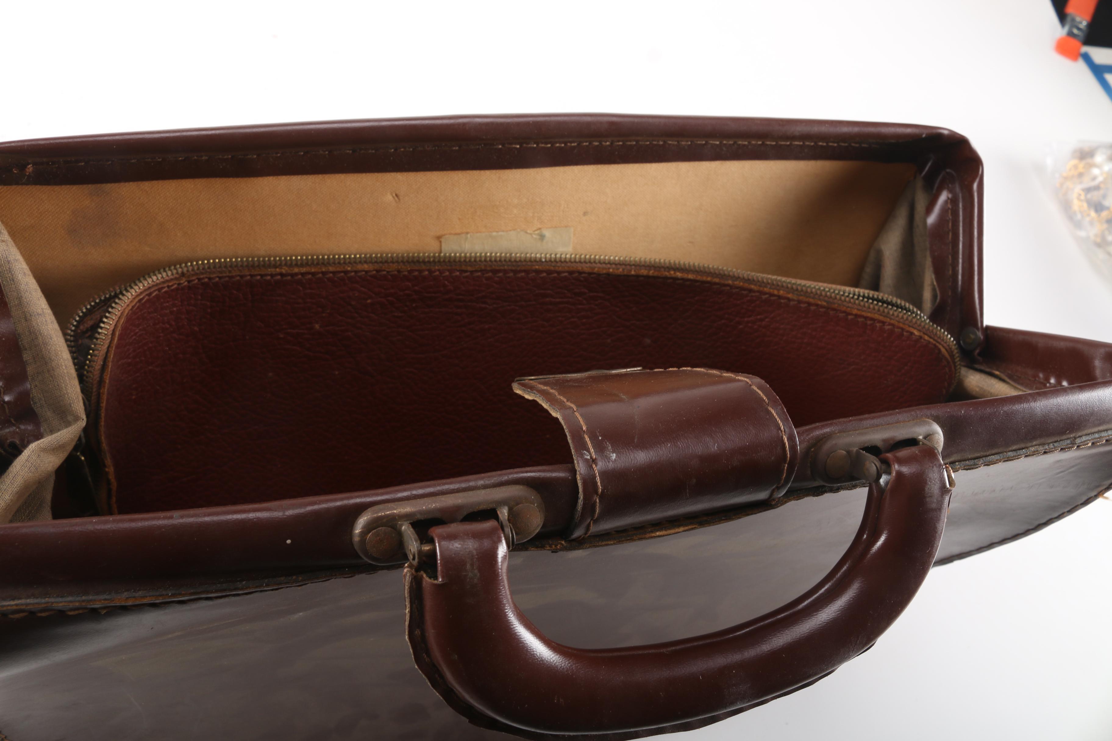 Cheney Brown Leather Attache Case
