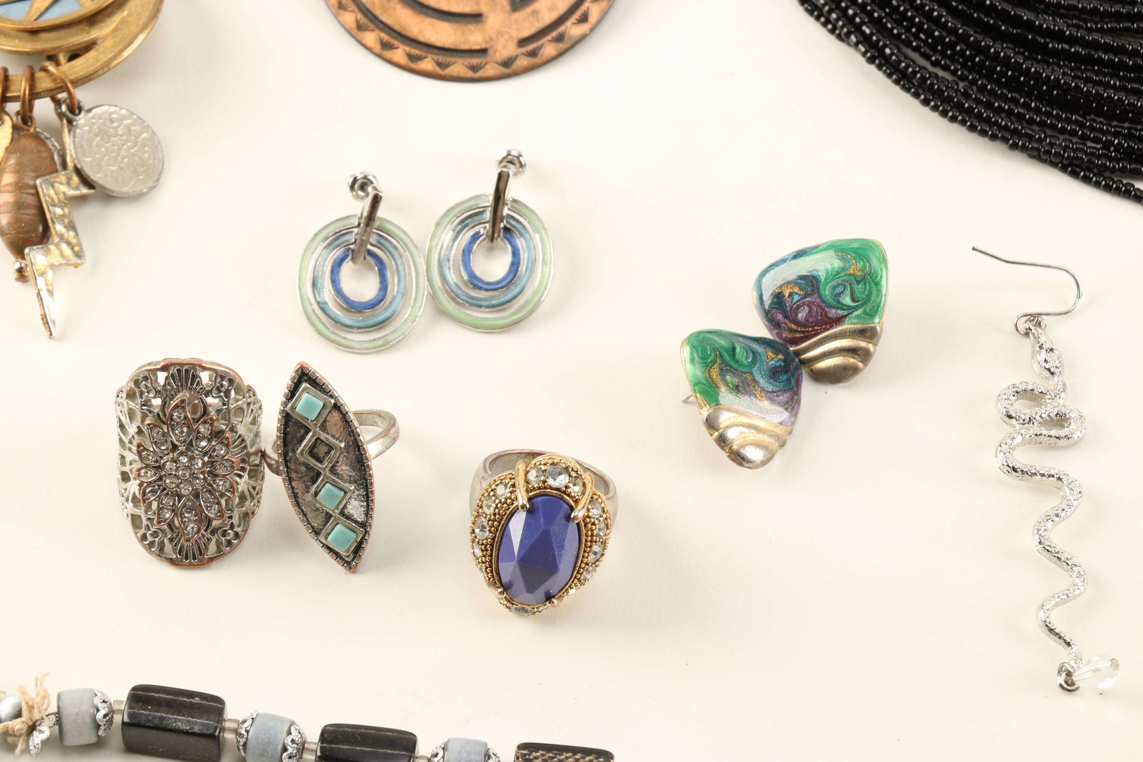 Assortment of Bohemian Inspired Jewelry