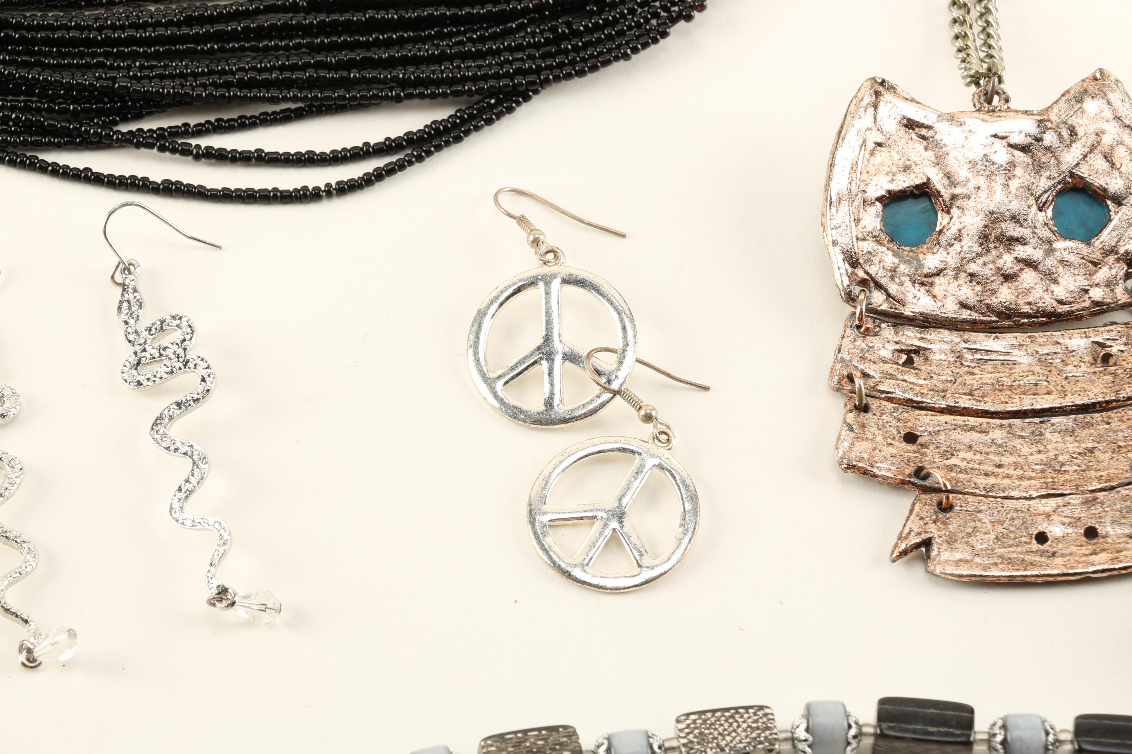 Assortment of Bohemian Inspired Jewelry