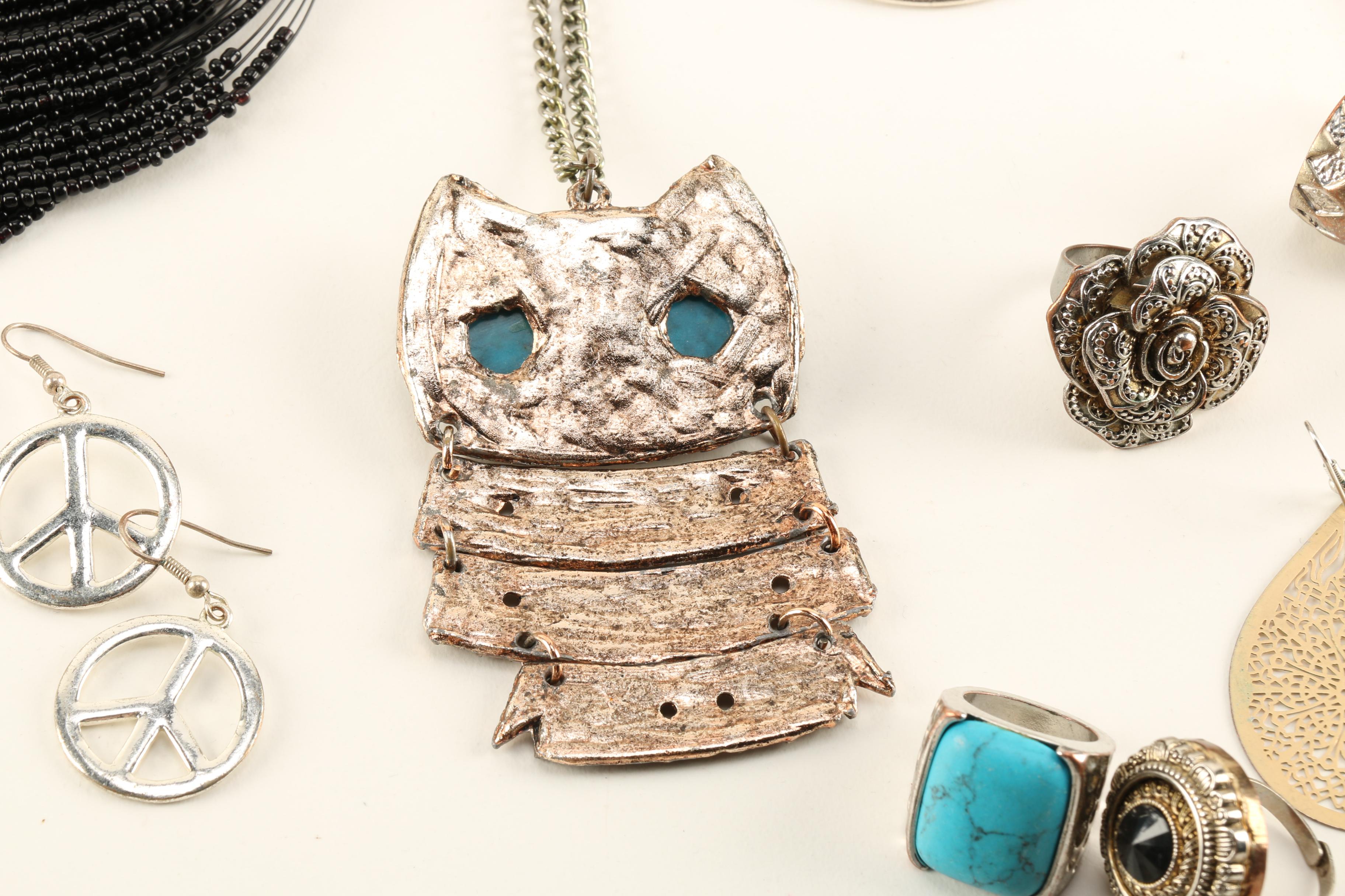 Assortment of Bohemian Inspired Jewelry