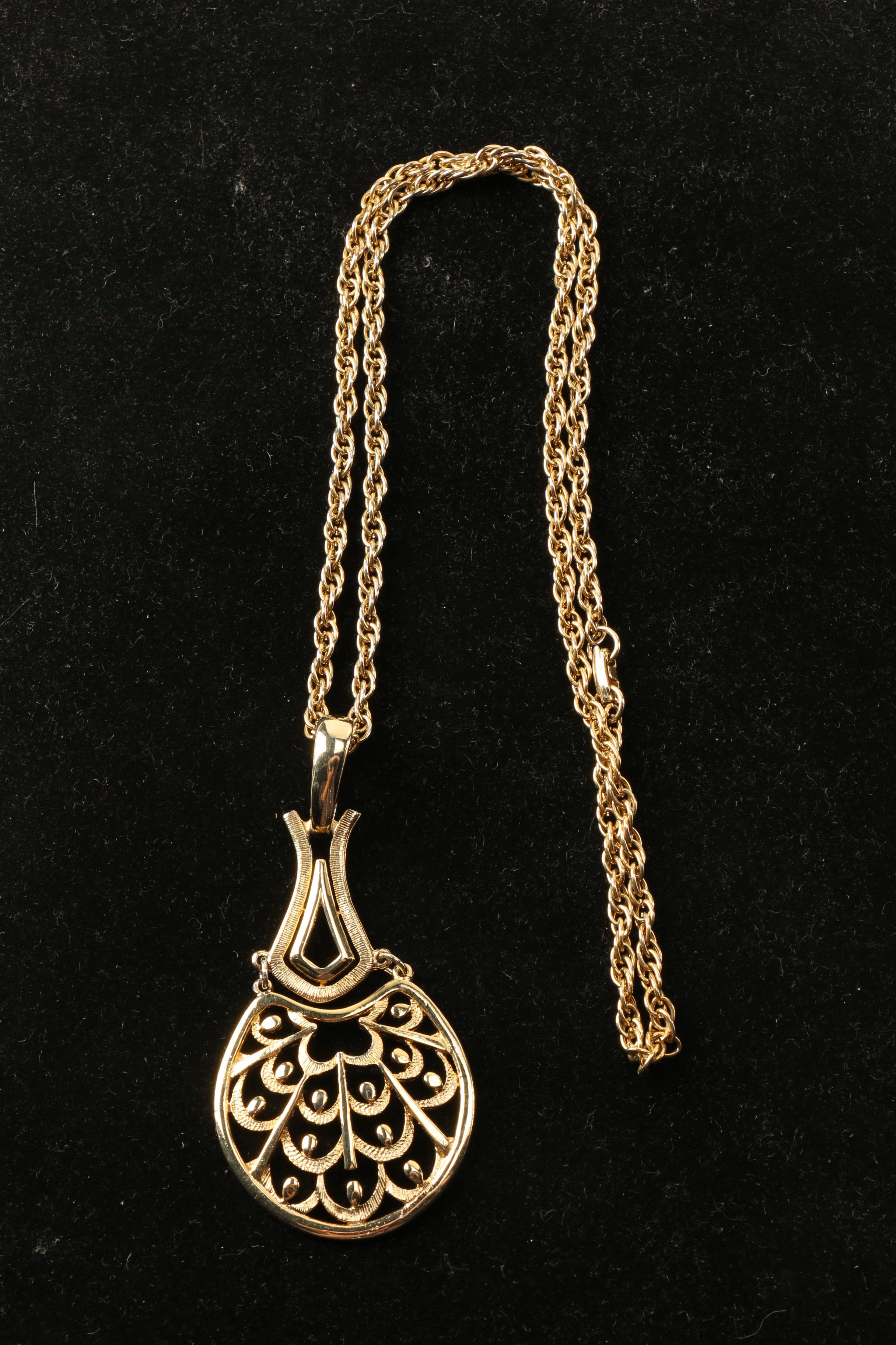 Costume Jewelry Assortment Including Donald Stannard Trifari and Marino