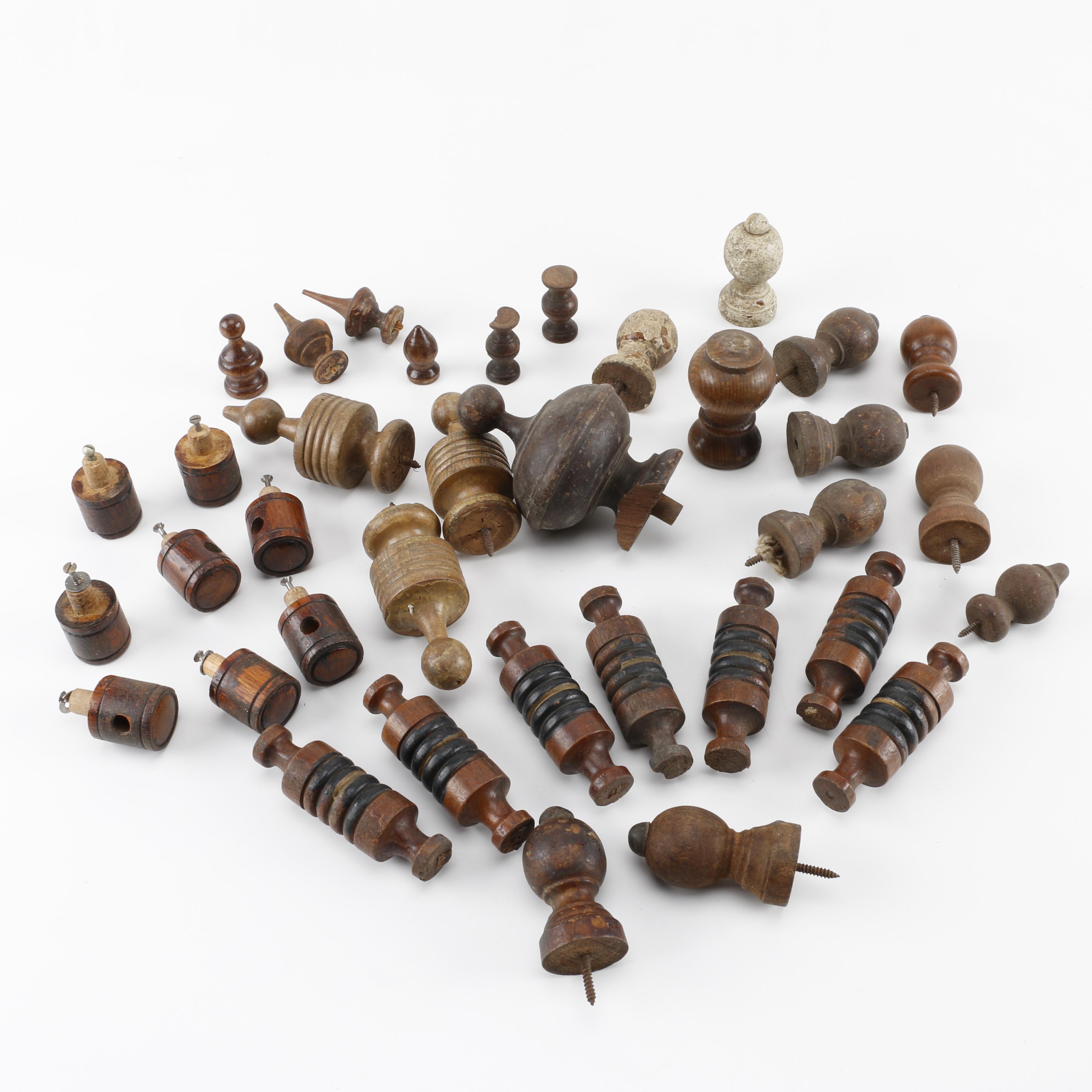 Assortment of Wood Finials