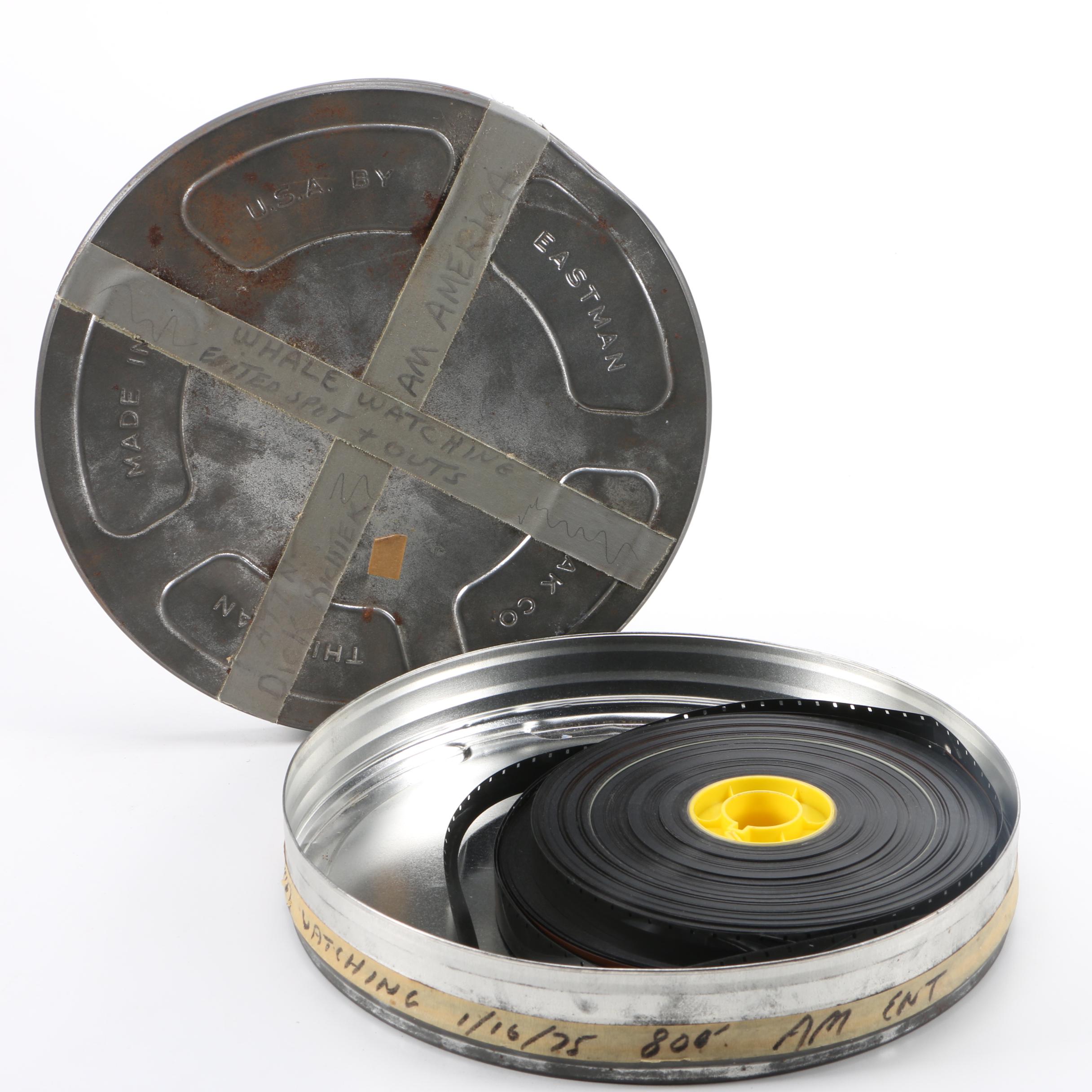 16mm Film Reels Including 1970s NASA Footage