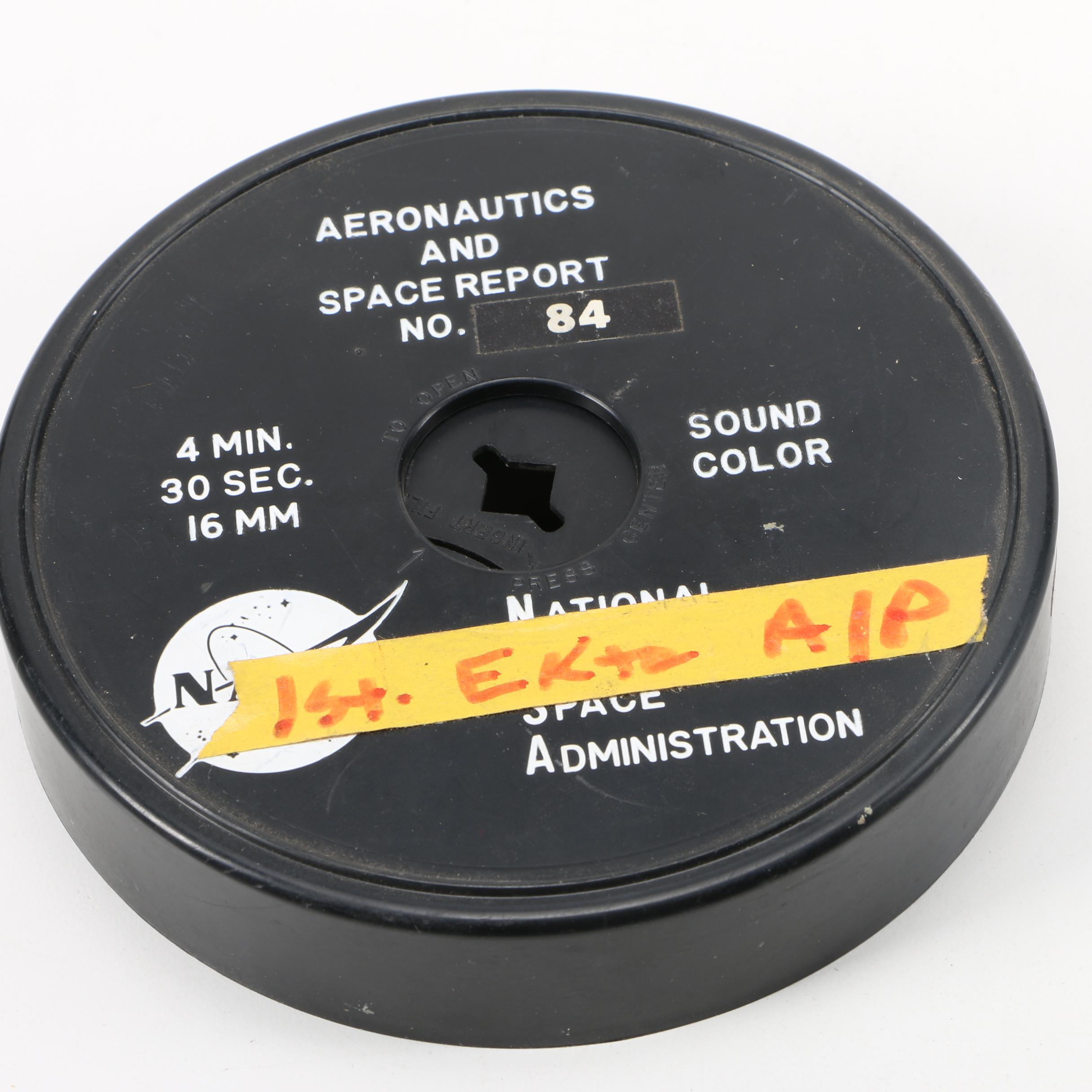 16mm Film Reels Including 1970s NASA Footage