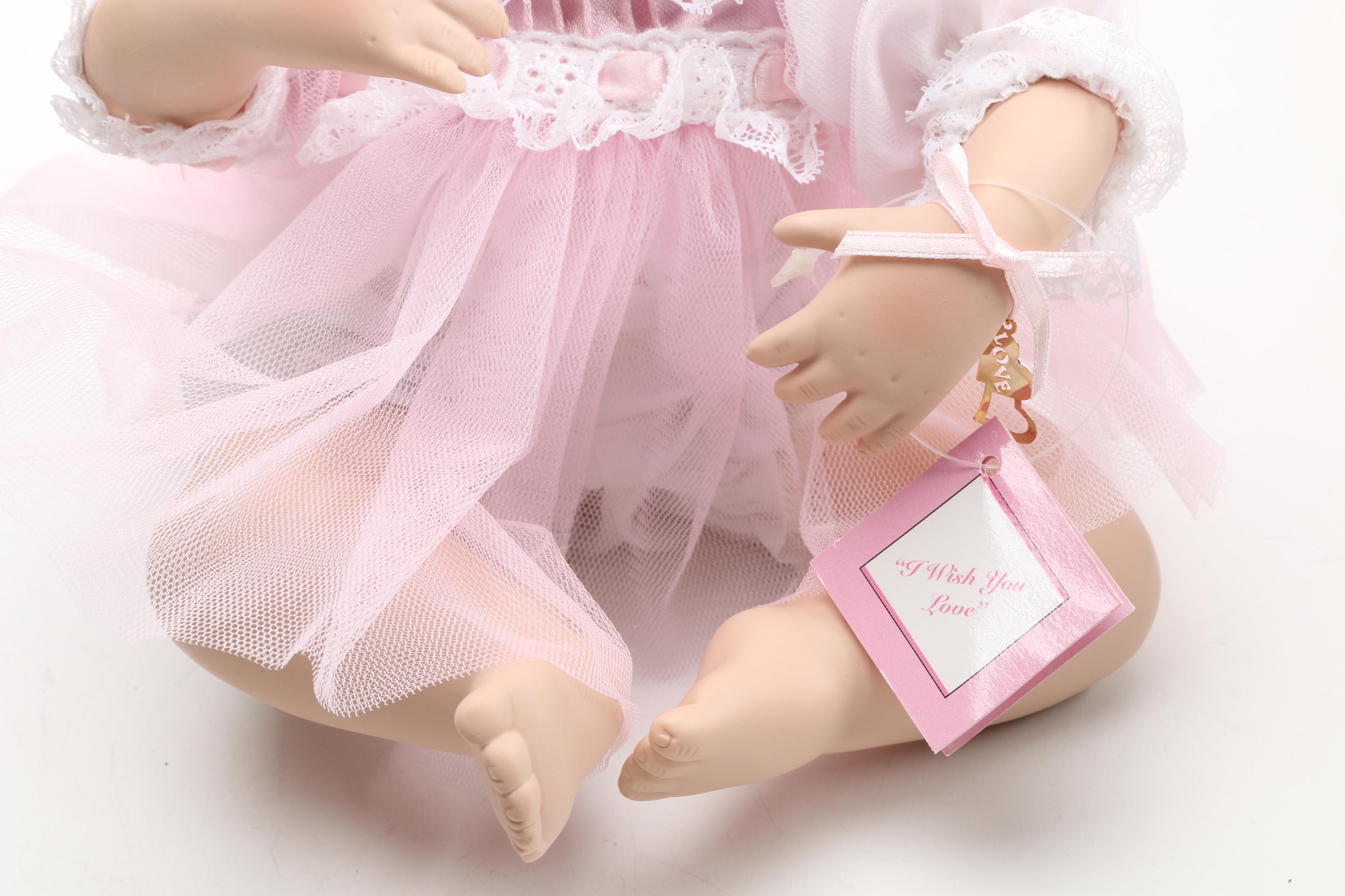 Limited Edition Ashton-Drake Galleries "I Wish You" Porcelain Dolls