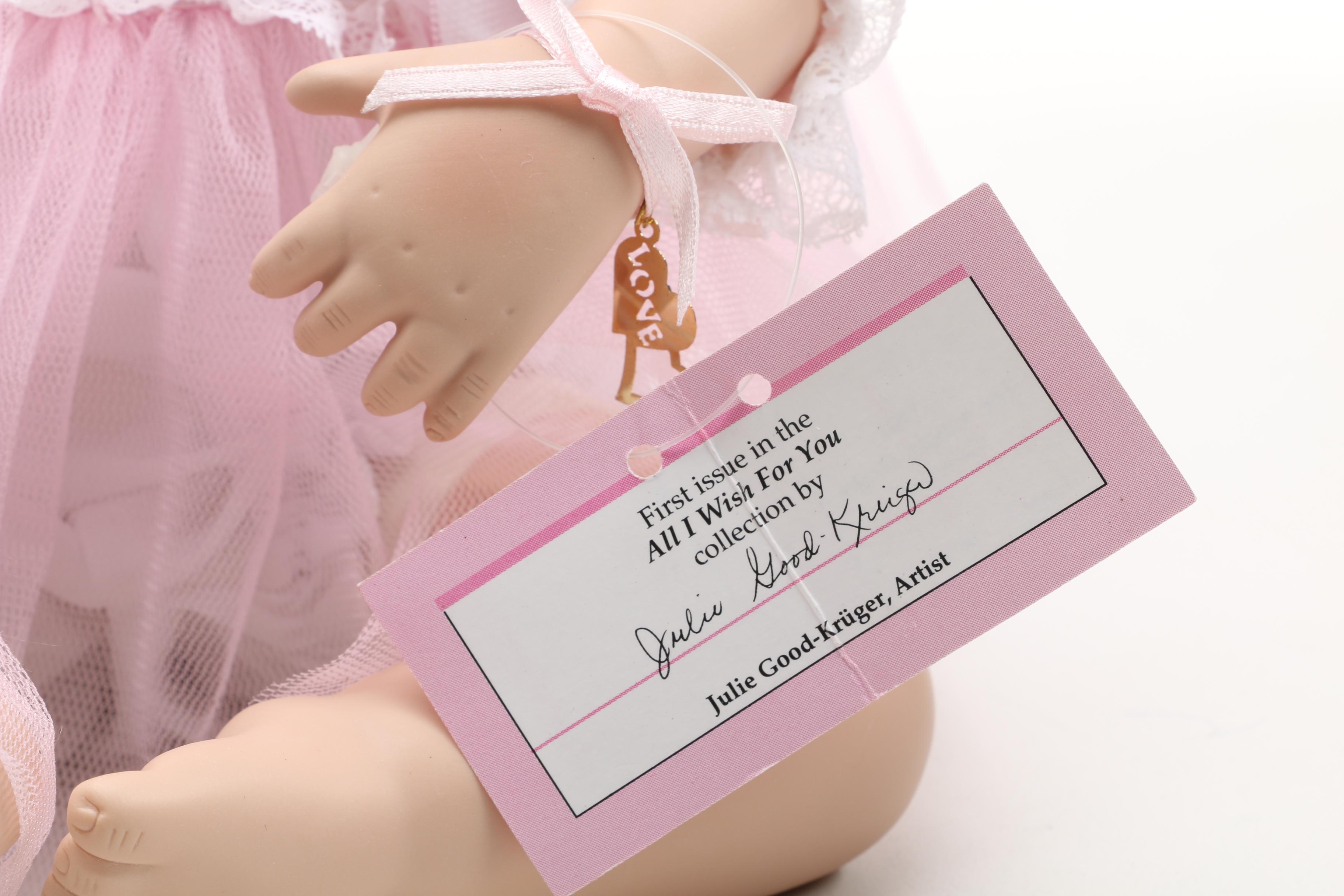 Limited Edition Ashton-Drake Galleries "I Wish You" Porcelain Dolls