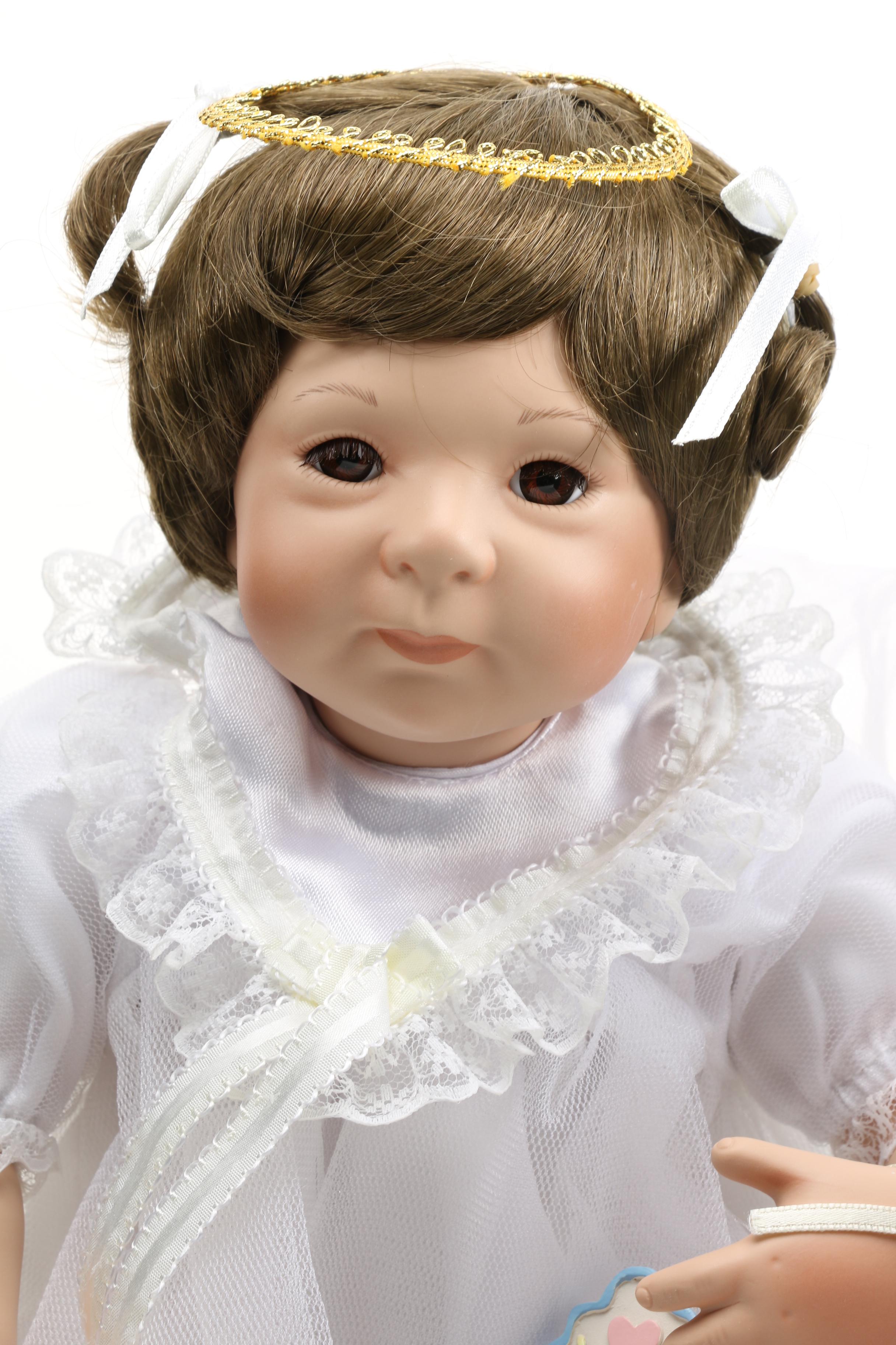 Limited Edition Ashton-Drake Galleries "I Wish You" Porcelain Dolls