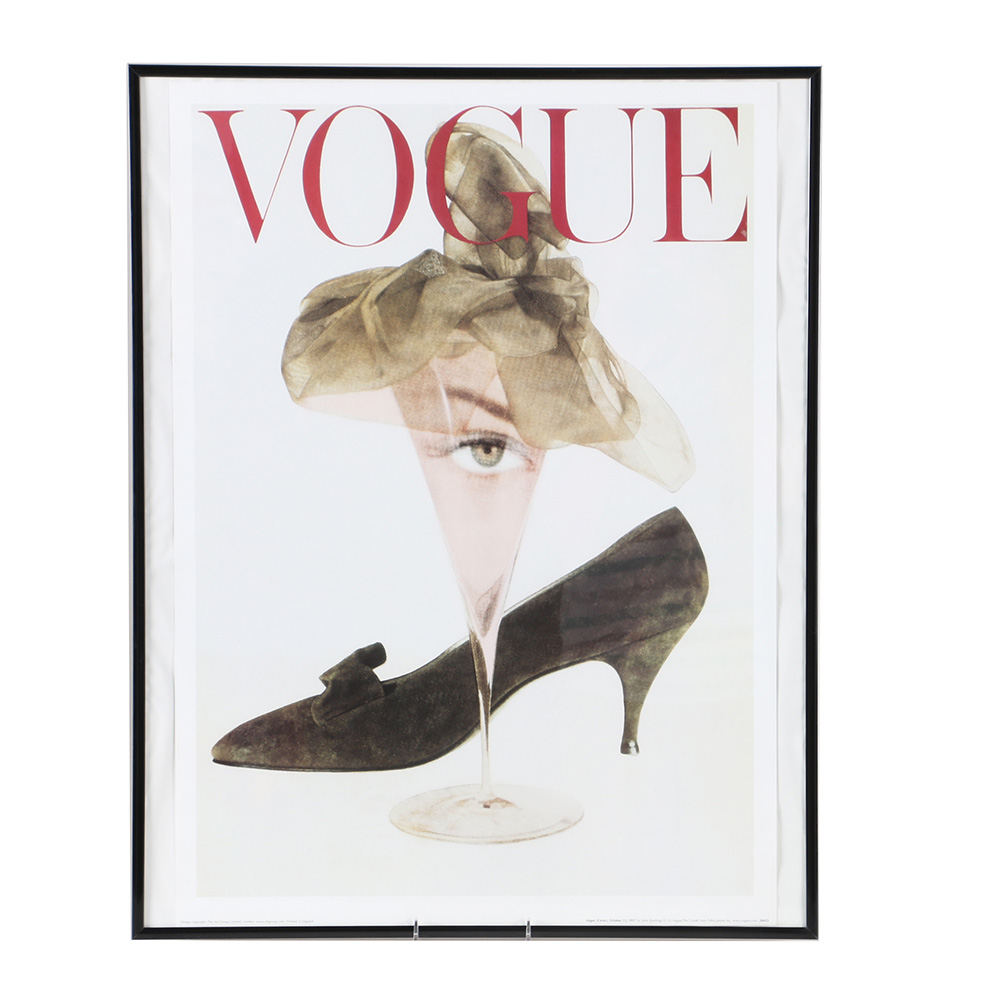 1957 "Vogue" Magazine Cover Offset Lithograph