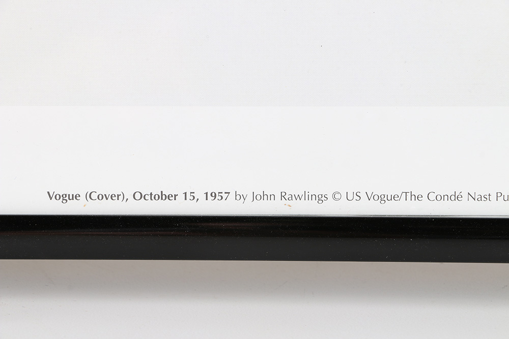 1957 "Vogue" Magazine Cover Offset Lithograph