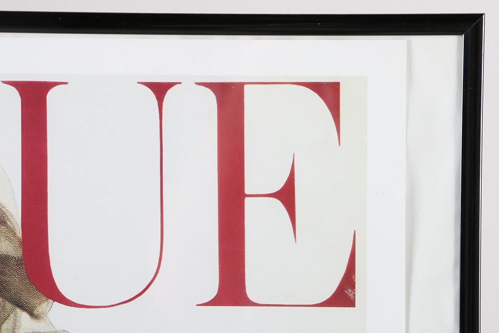 1957 "Vogue" Magazine Cover Offset Lithograph