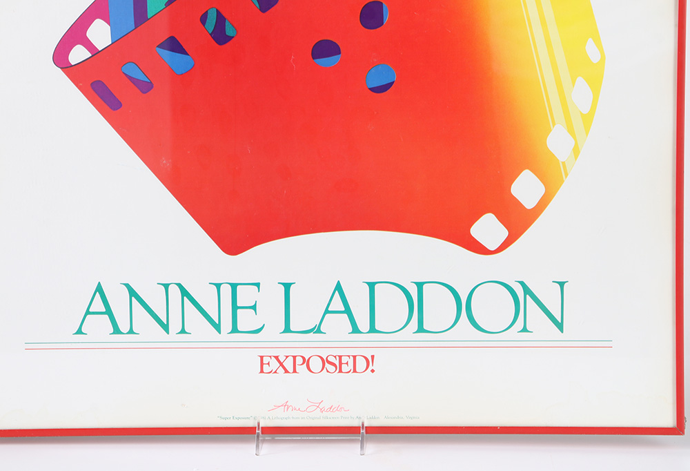 1981 Anne Laddon Offset Lithograph Poster "Super Exposure"