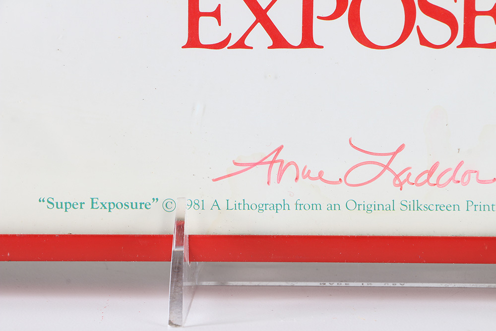 1981 Anne Laddon Offset Lithograph Poster "Super Exposure"