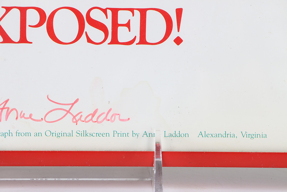 1981 Anne Laddon Offset Lithograph Poster "Super Exposure"