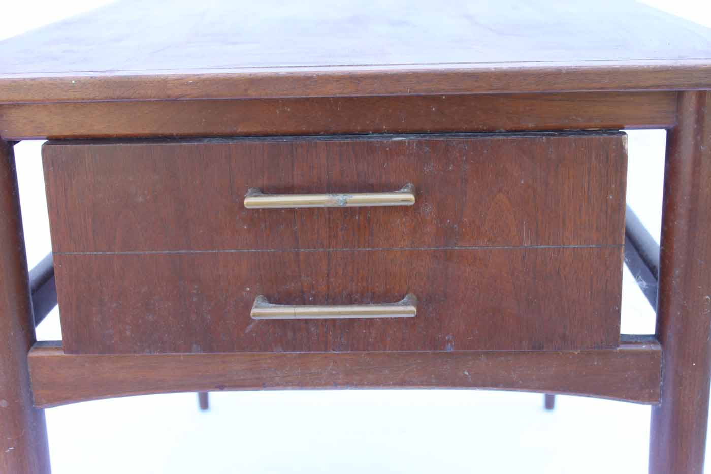 Two Mid Century Modern End Tables by Hekman