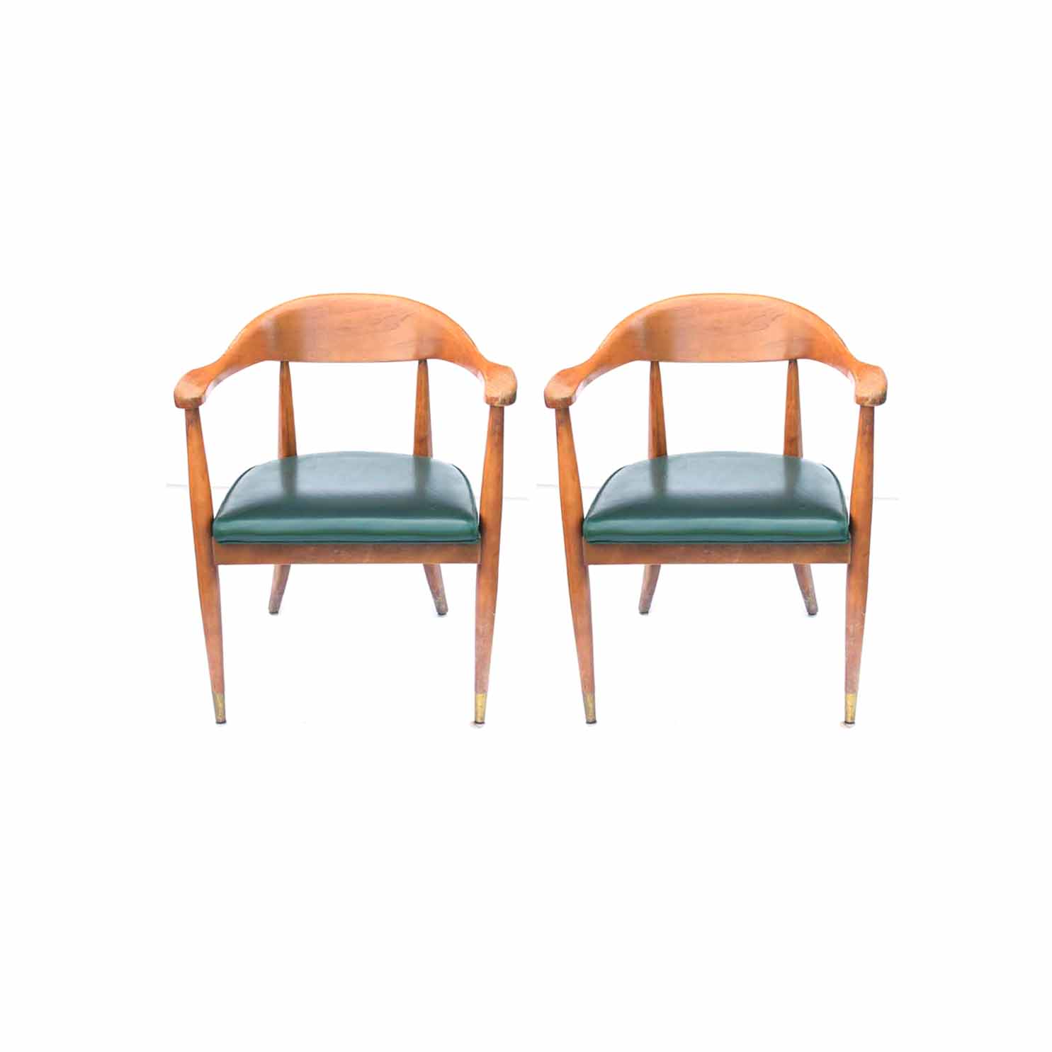 Two Mid Century Modern Armchairs