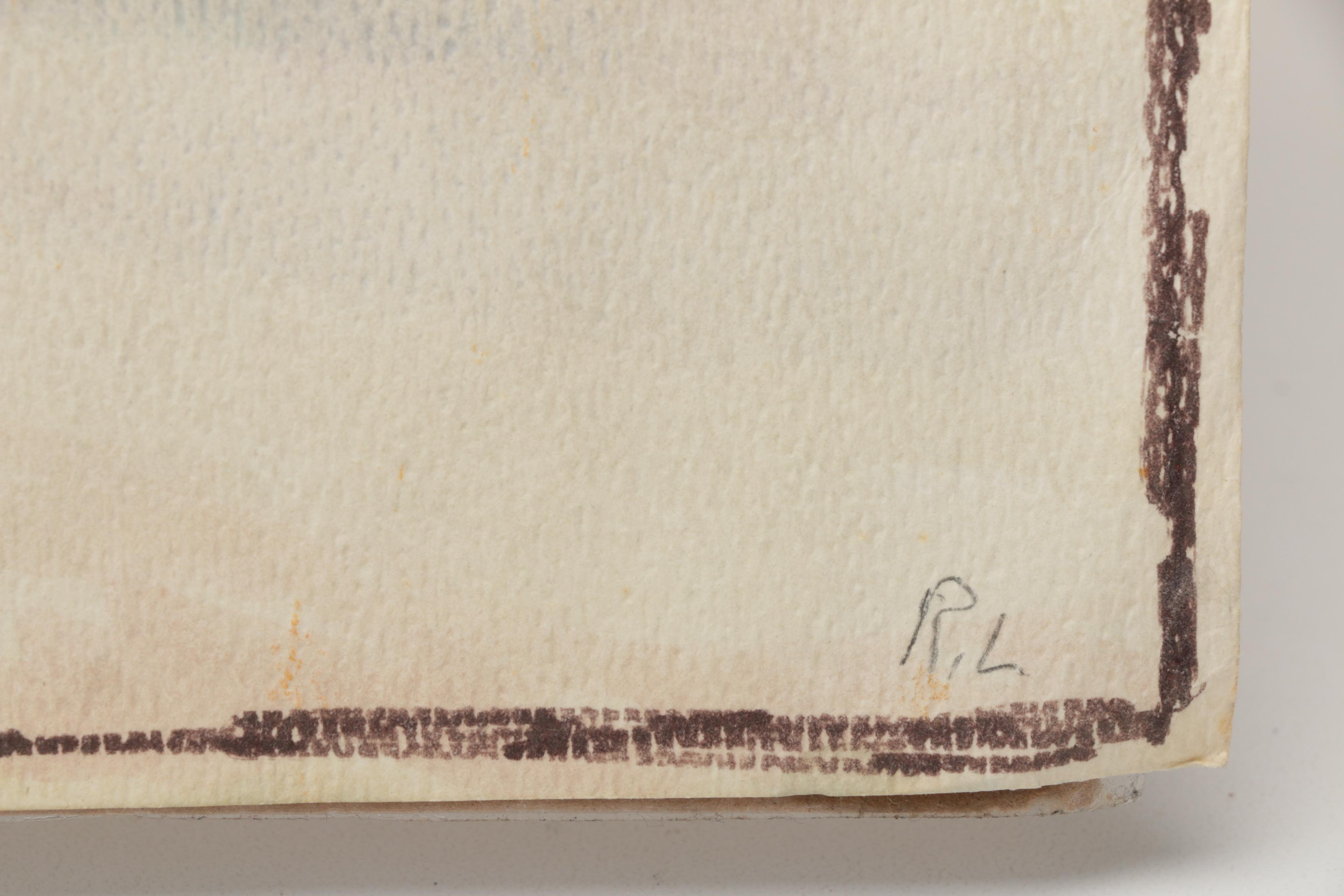 Lahmann Watercolors and Acrylics on Paper of Landscapes