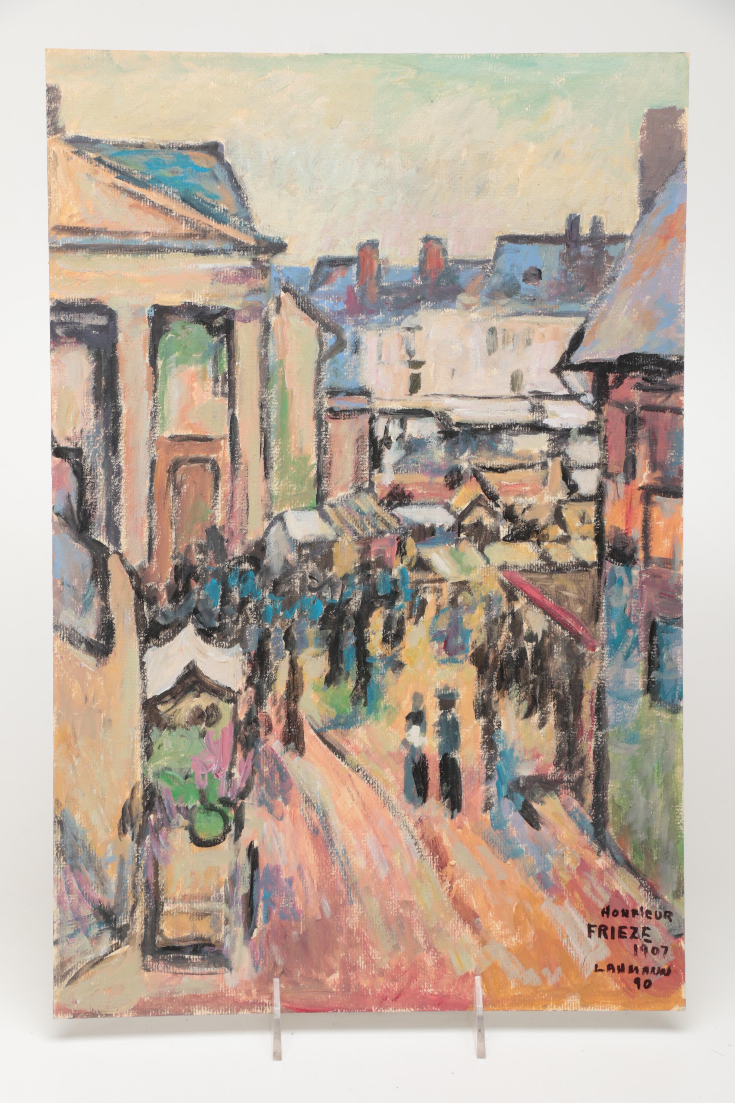 Lahmann Watercolors and Acrylics on Paper of Landscapes