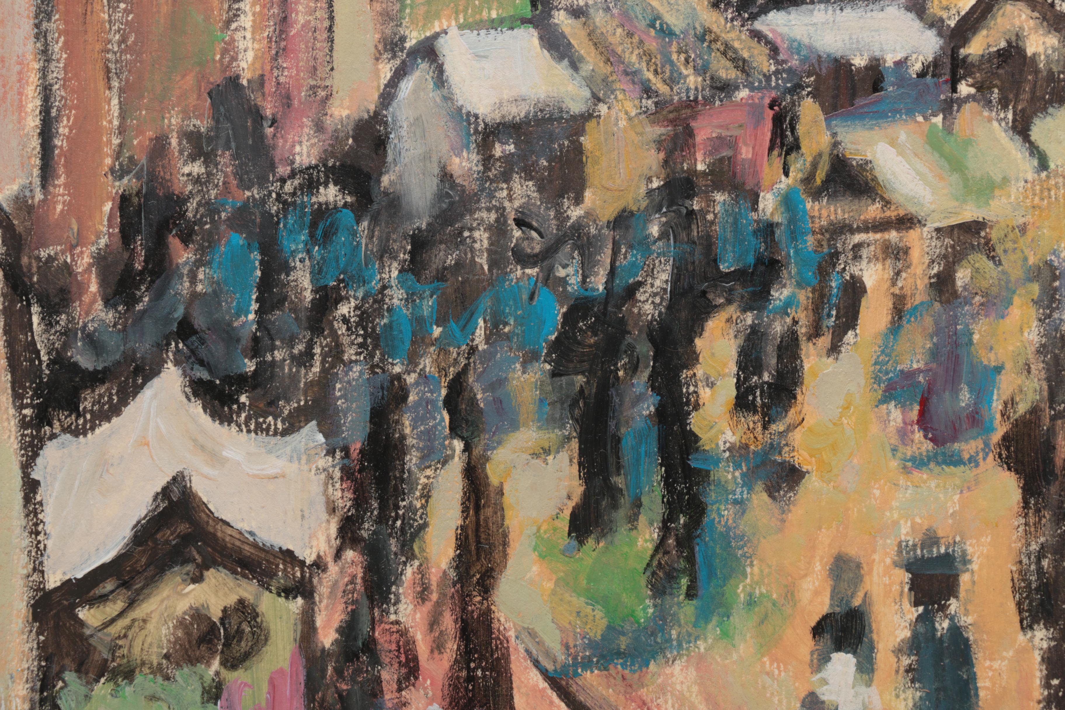 Lahmann Watercolors and Acrylics on Paper of Landscapes