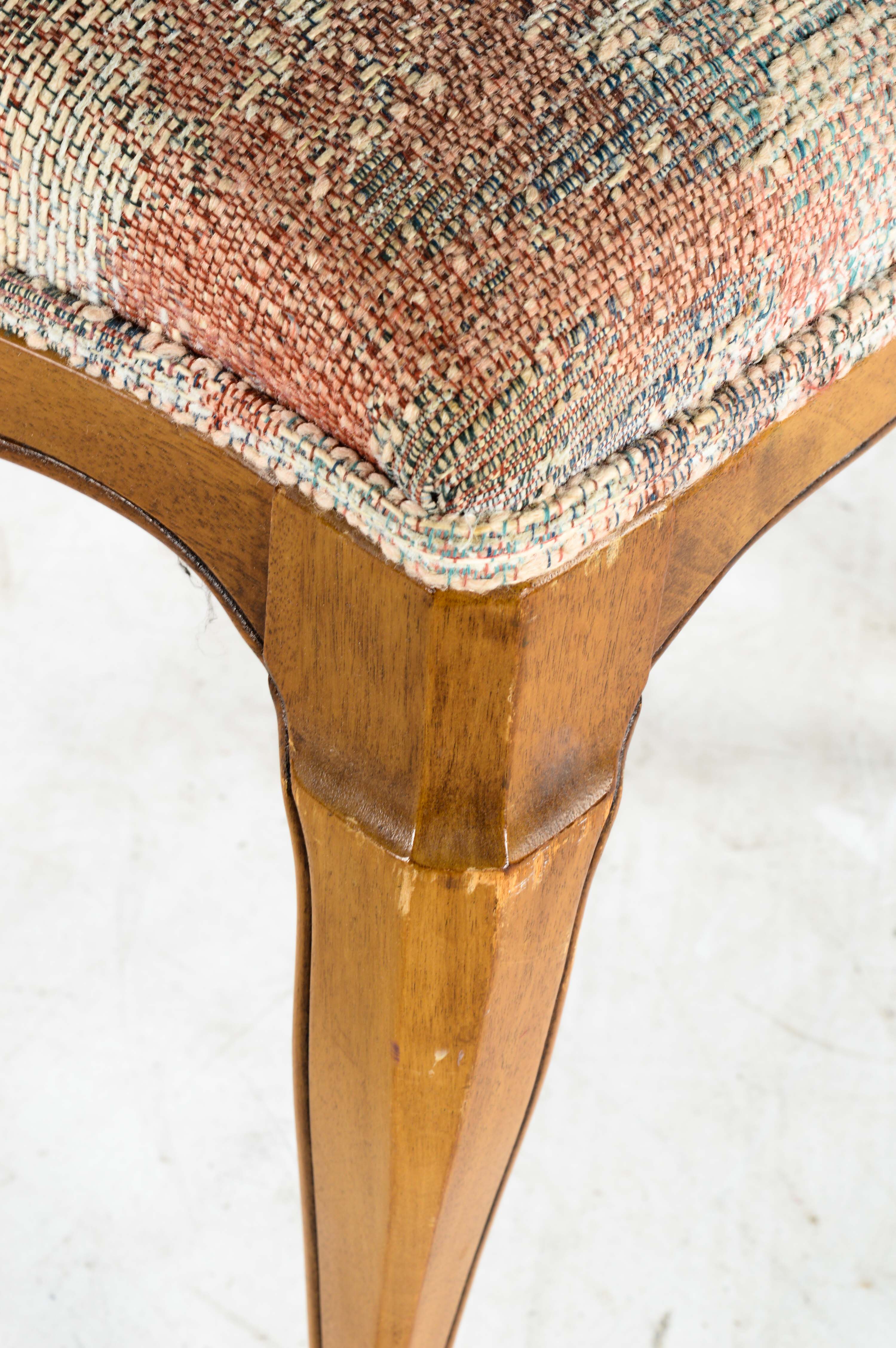 Vintage Provincial Louis XV Style Dining Table and Chairs