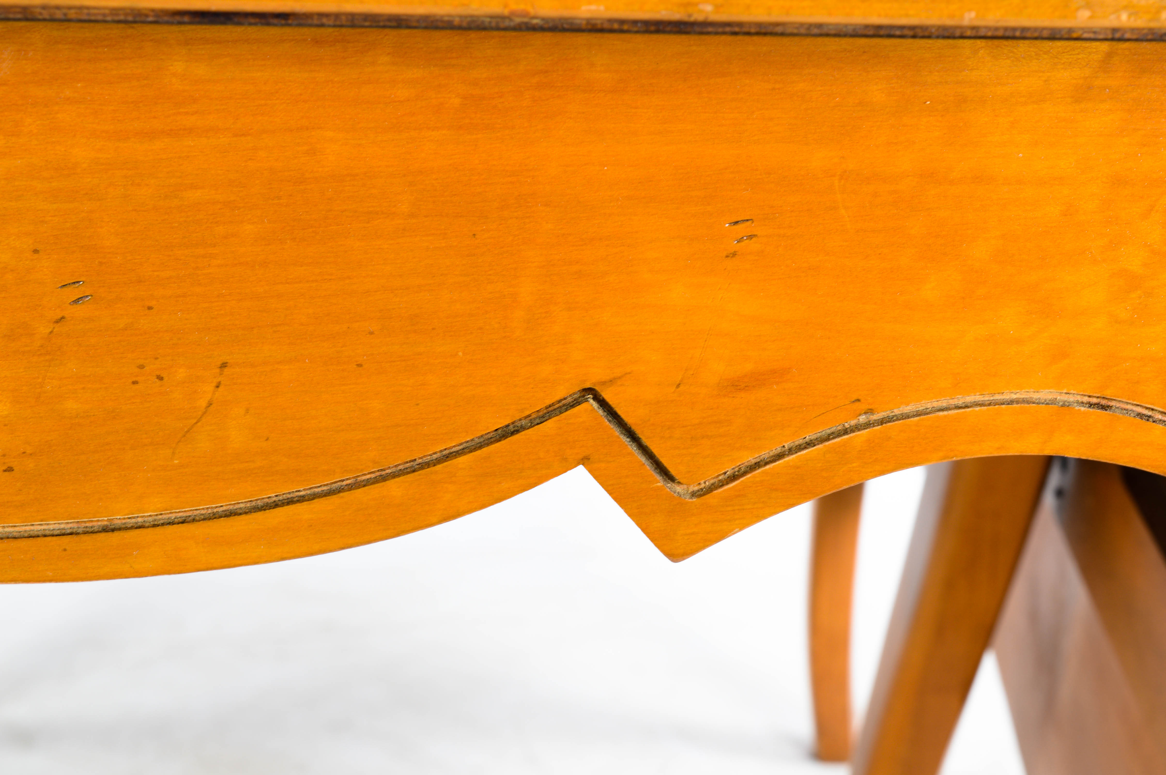 Vintage Provincial Louis XV Style Dining Table and Chairs