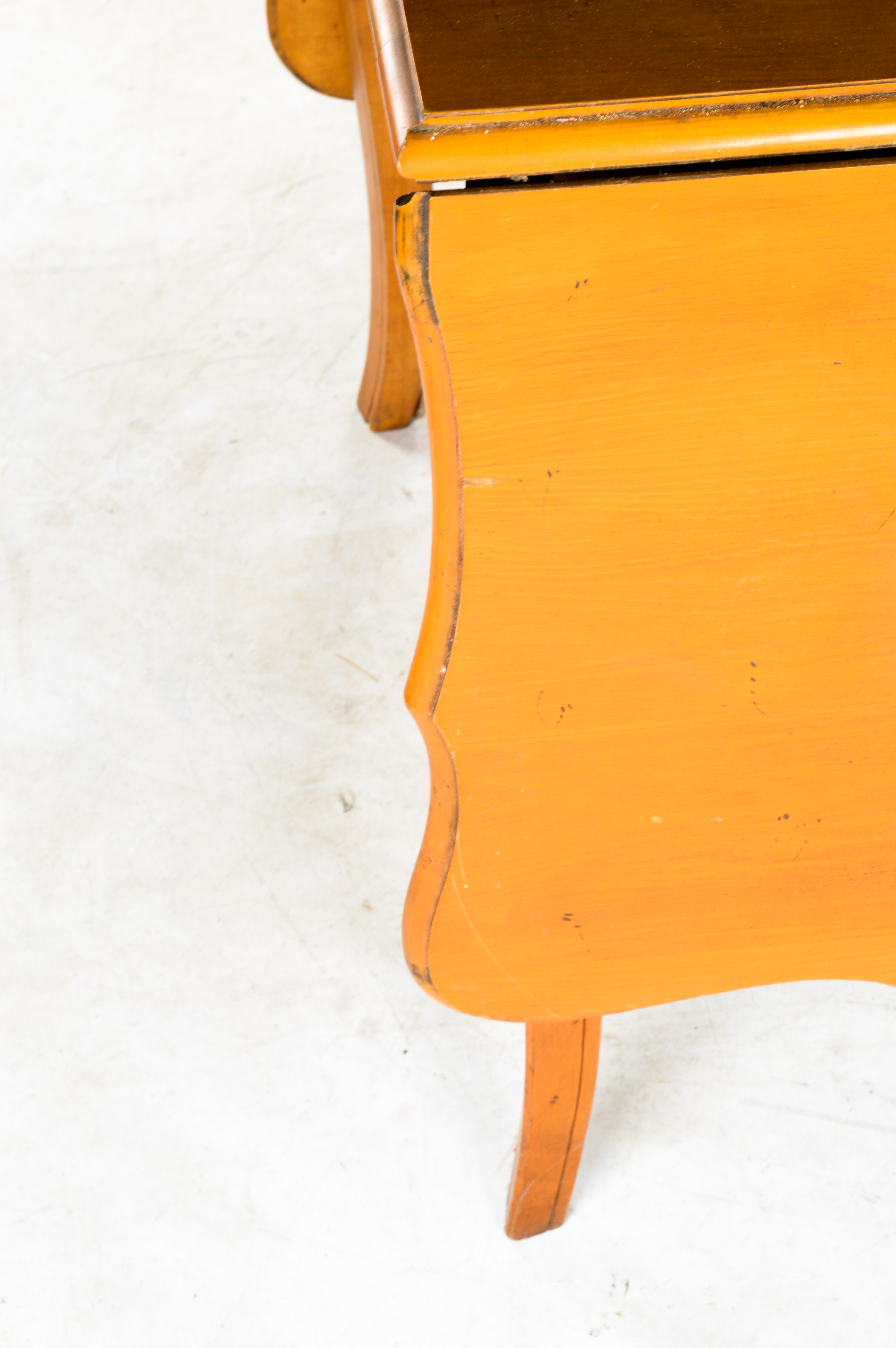 Vintage Provincial Louis XV Style Dining Table and Chairs