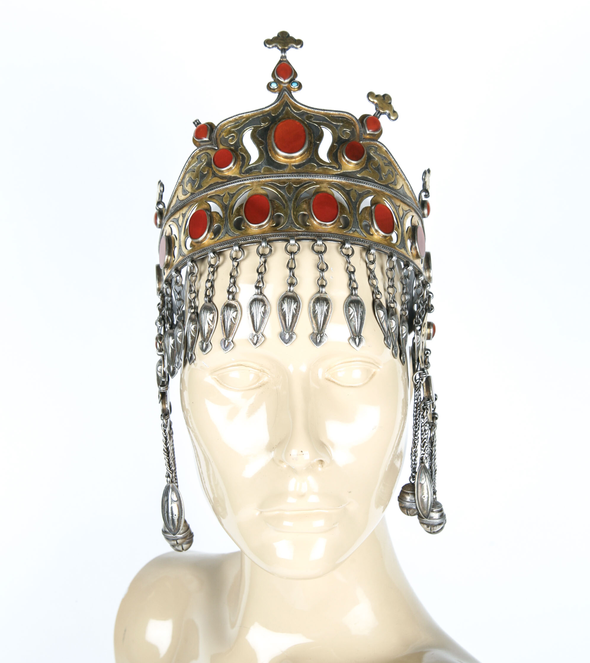 Antique Turkmen Wedding Crown