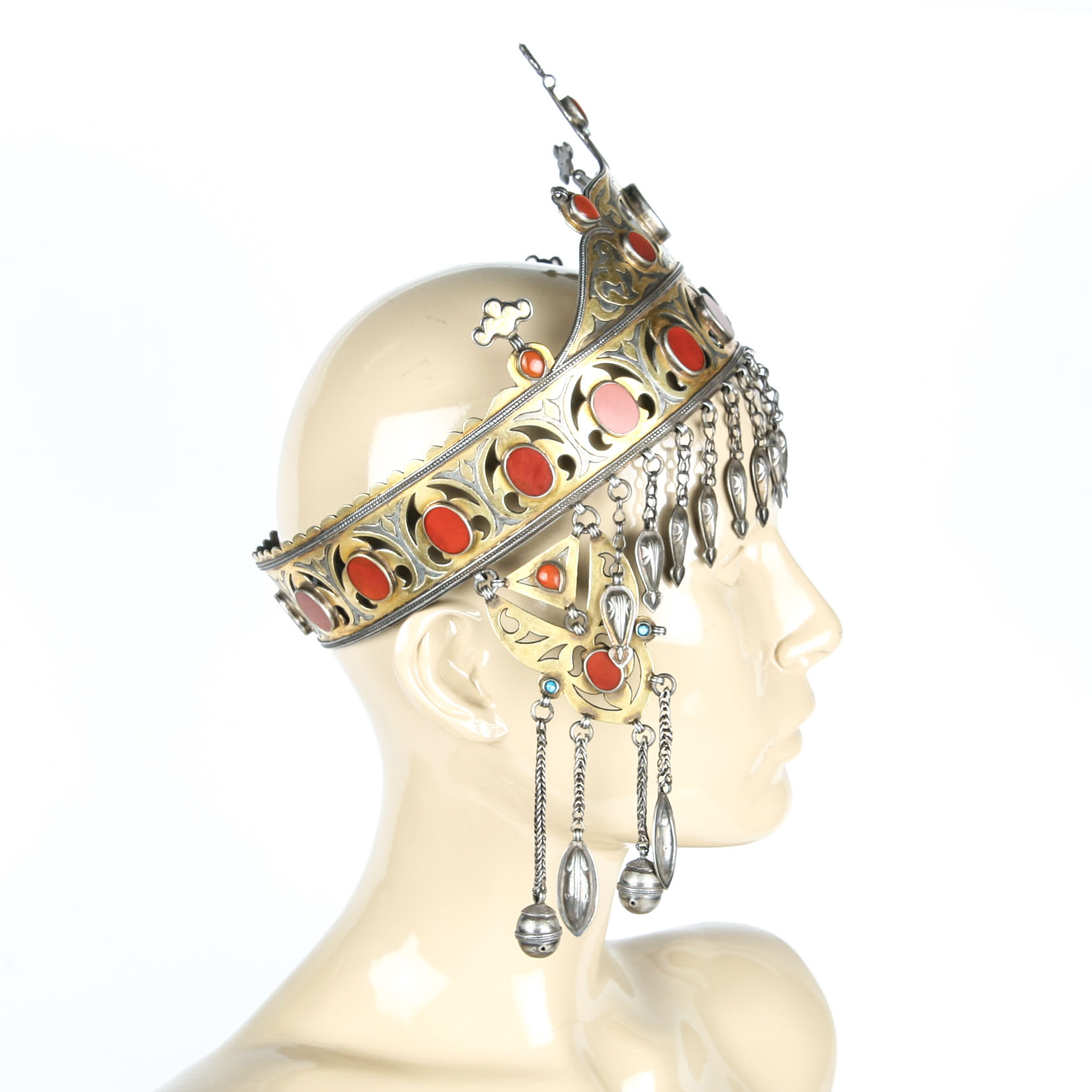 Antique Turkmen Wedding Crown