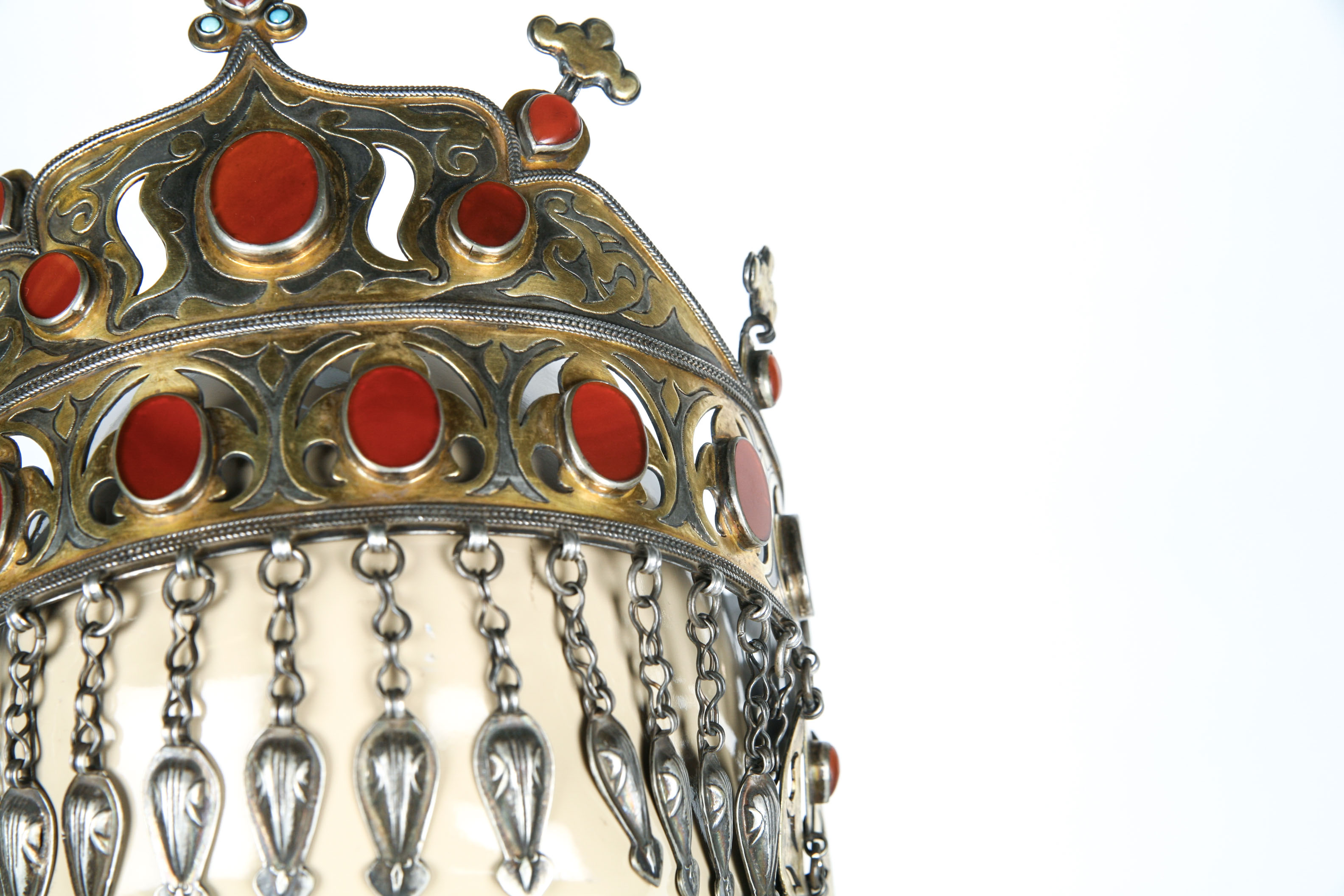 Antique Turkmen Wedding Crown