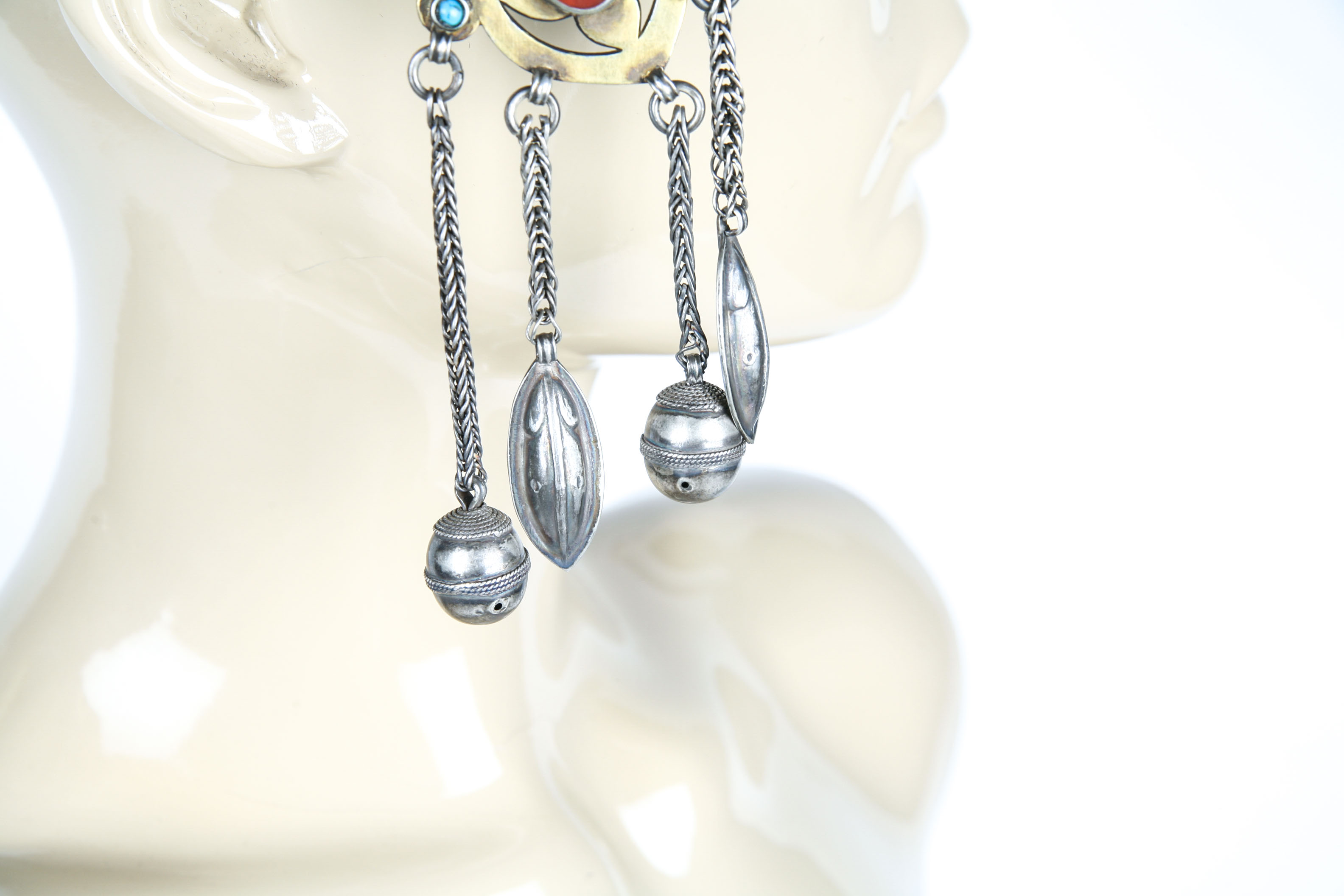 Antique Turkmen Wedding Crown