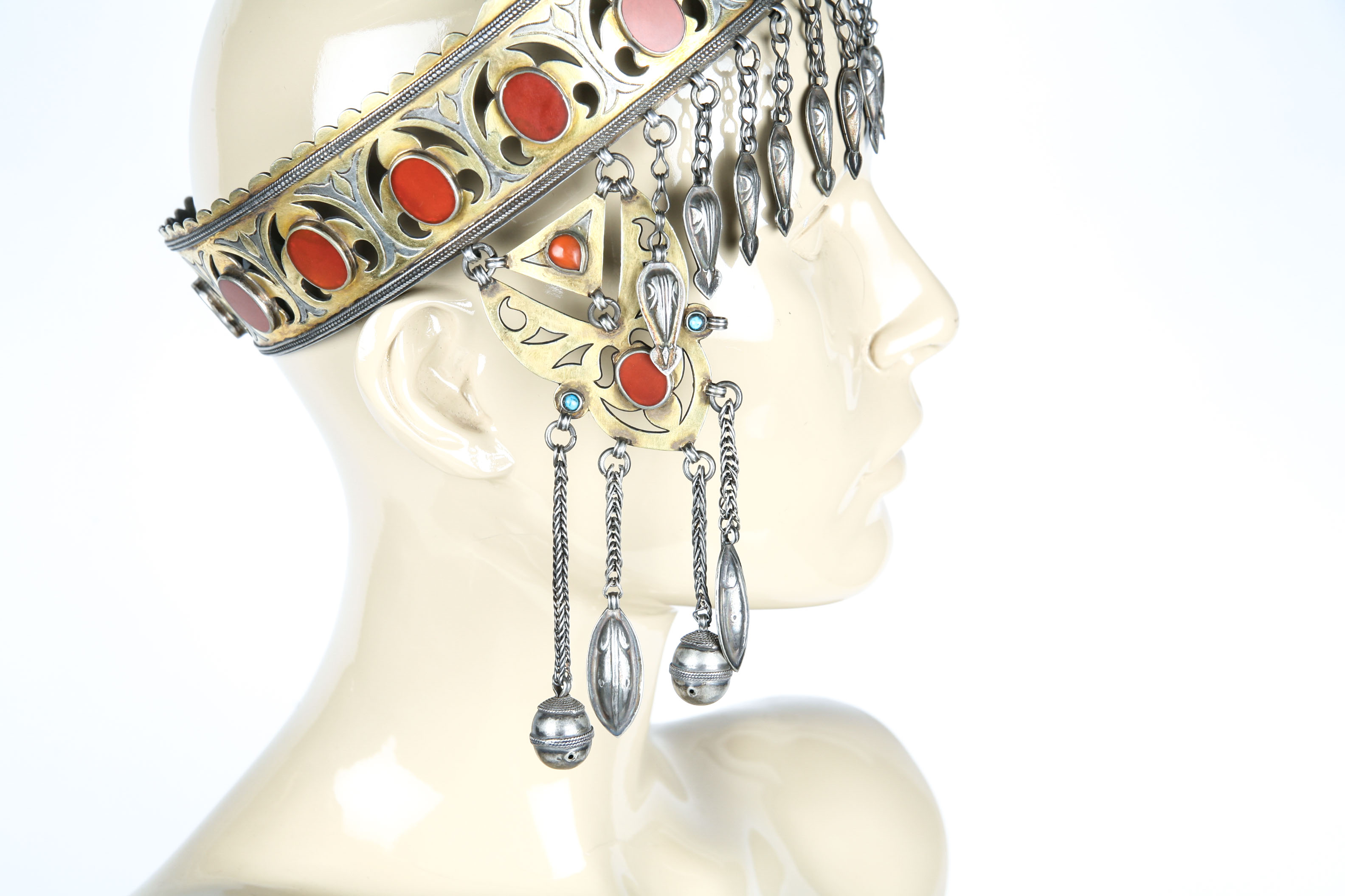 Antique Turkmen Wedding Crown