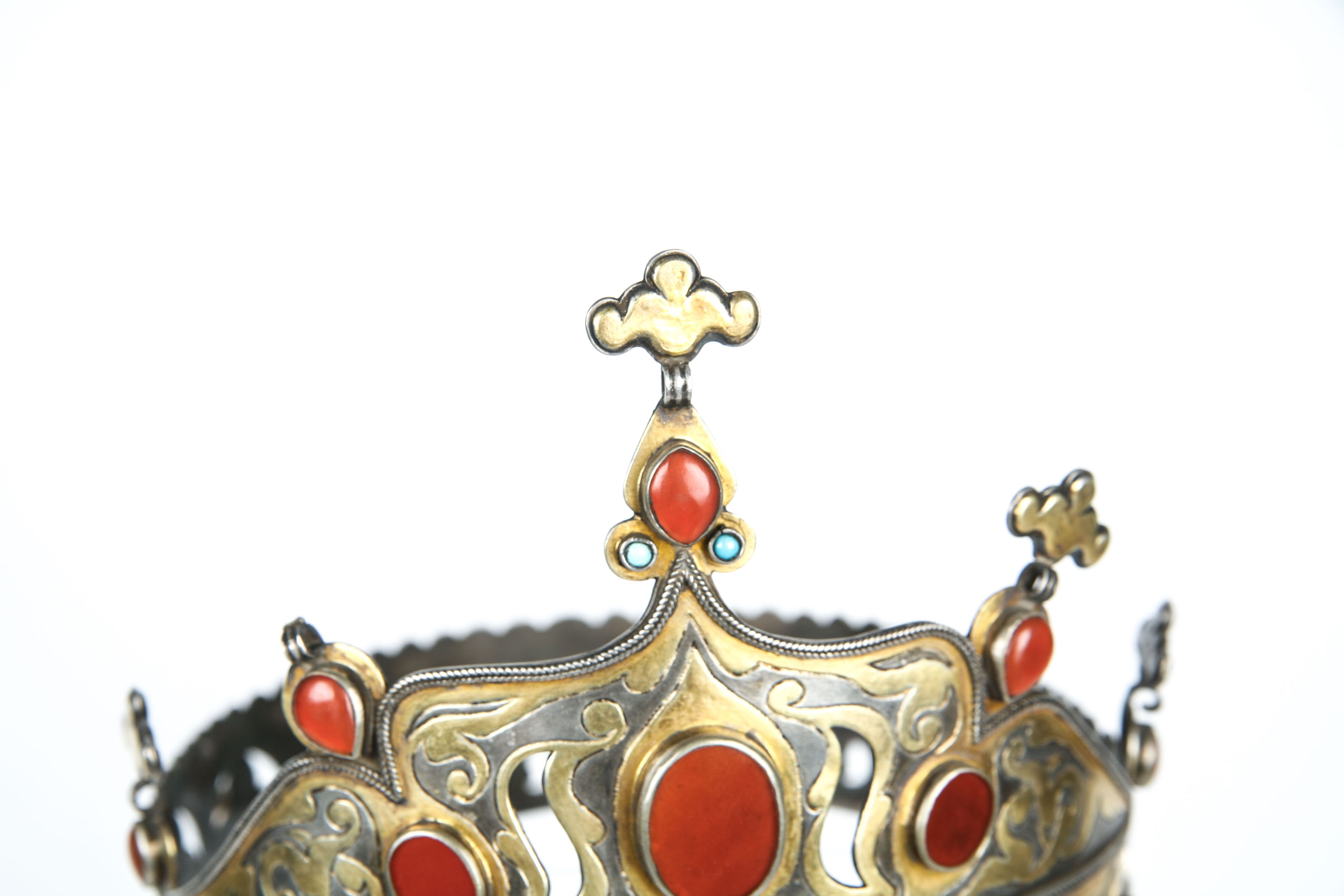 Antique Turkmen Wedding Crown
