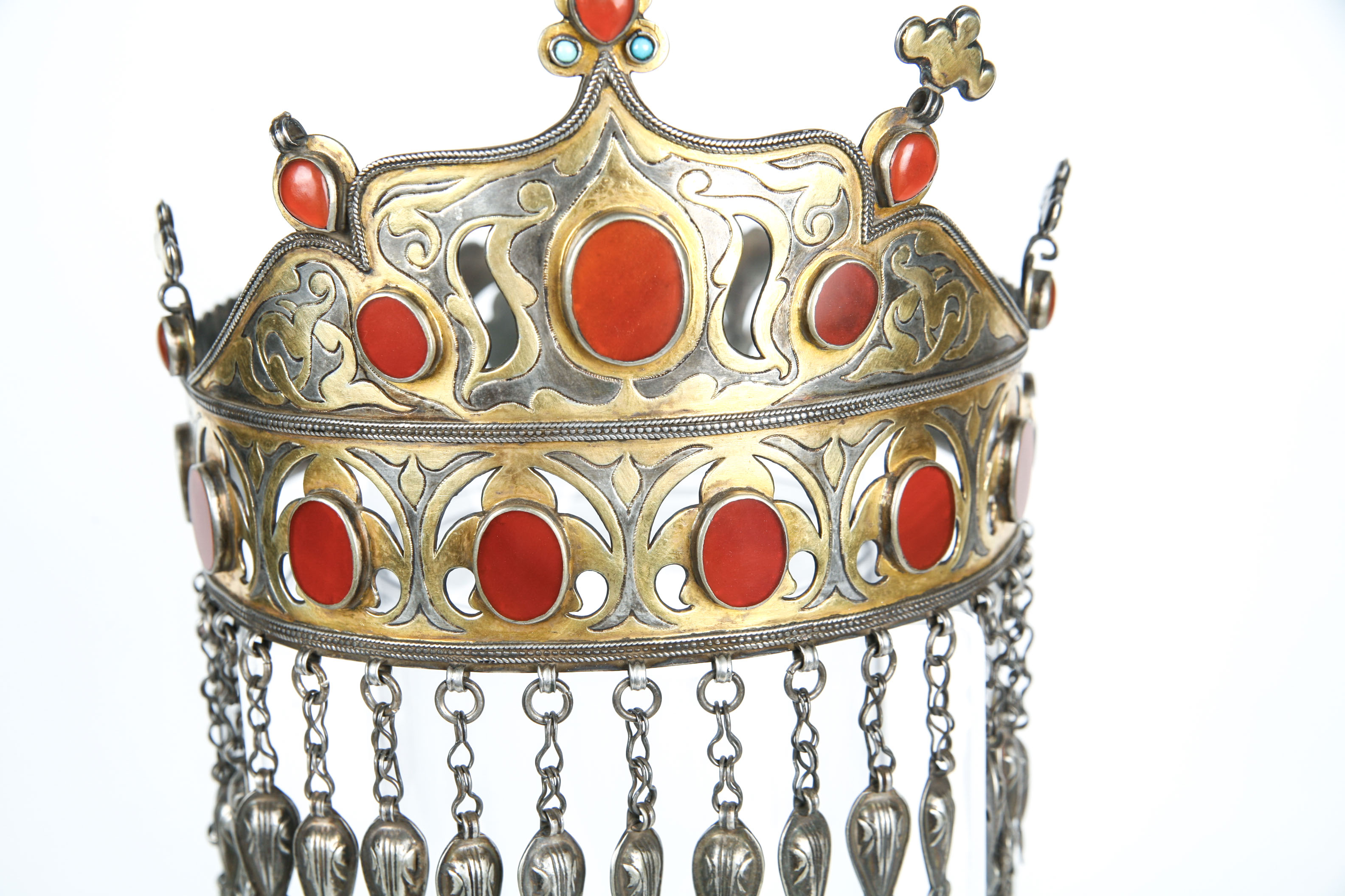 Antique Turkmen Wedding Crown