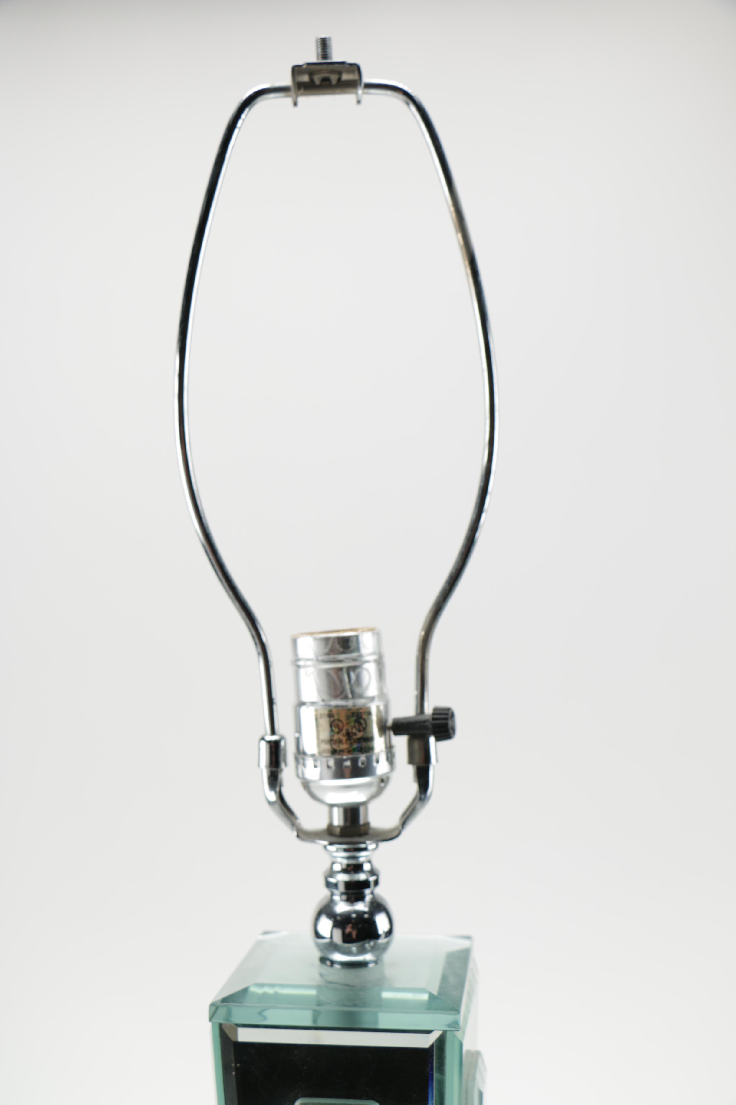 Mirrored Glass Table Lamps