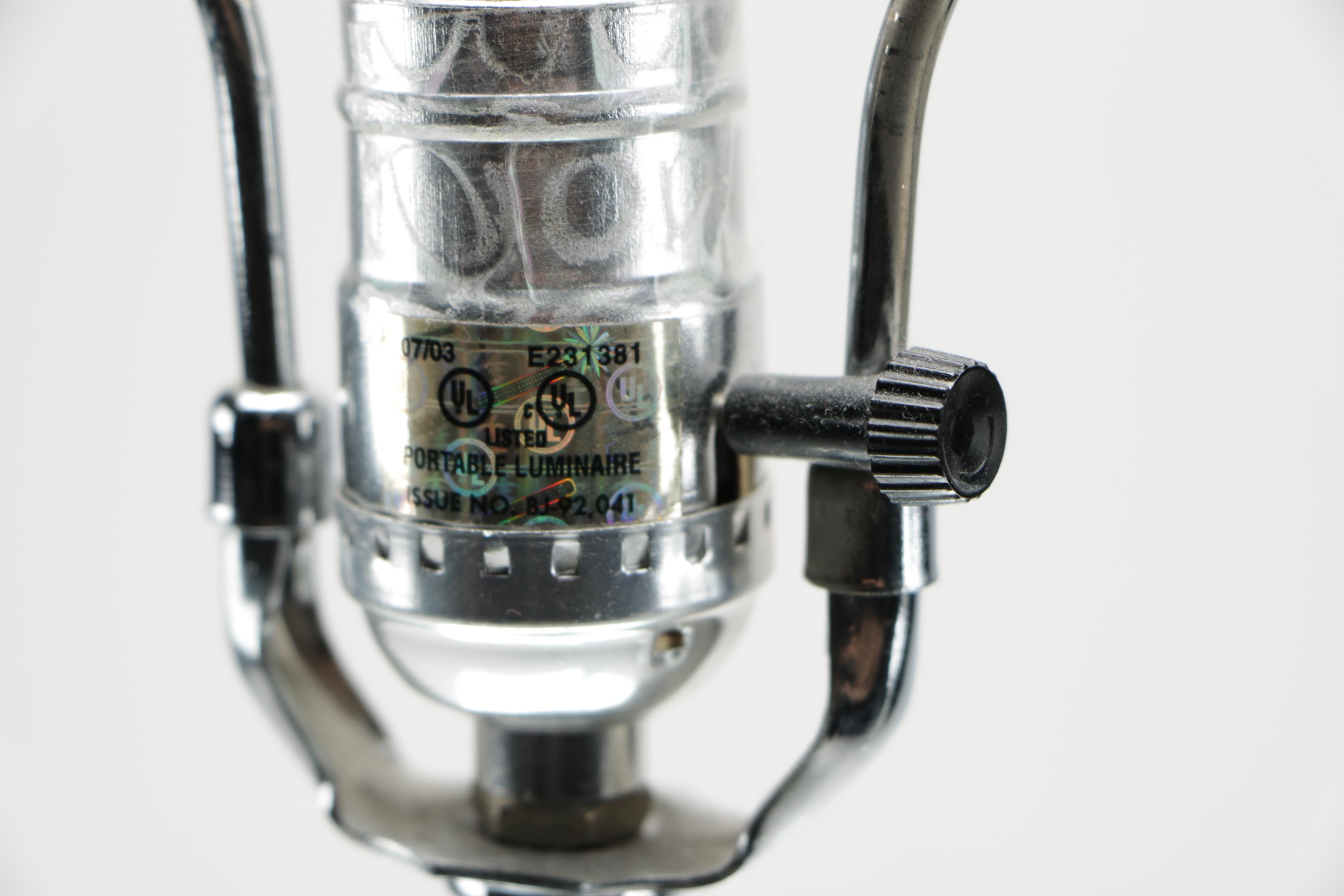 Mirrored Glass Table Lamps