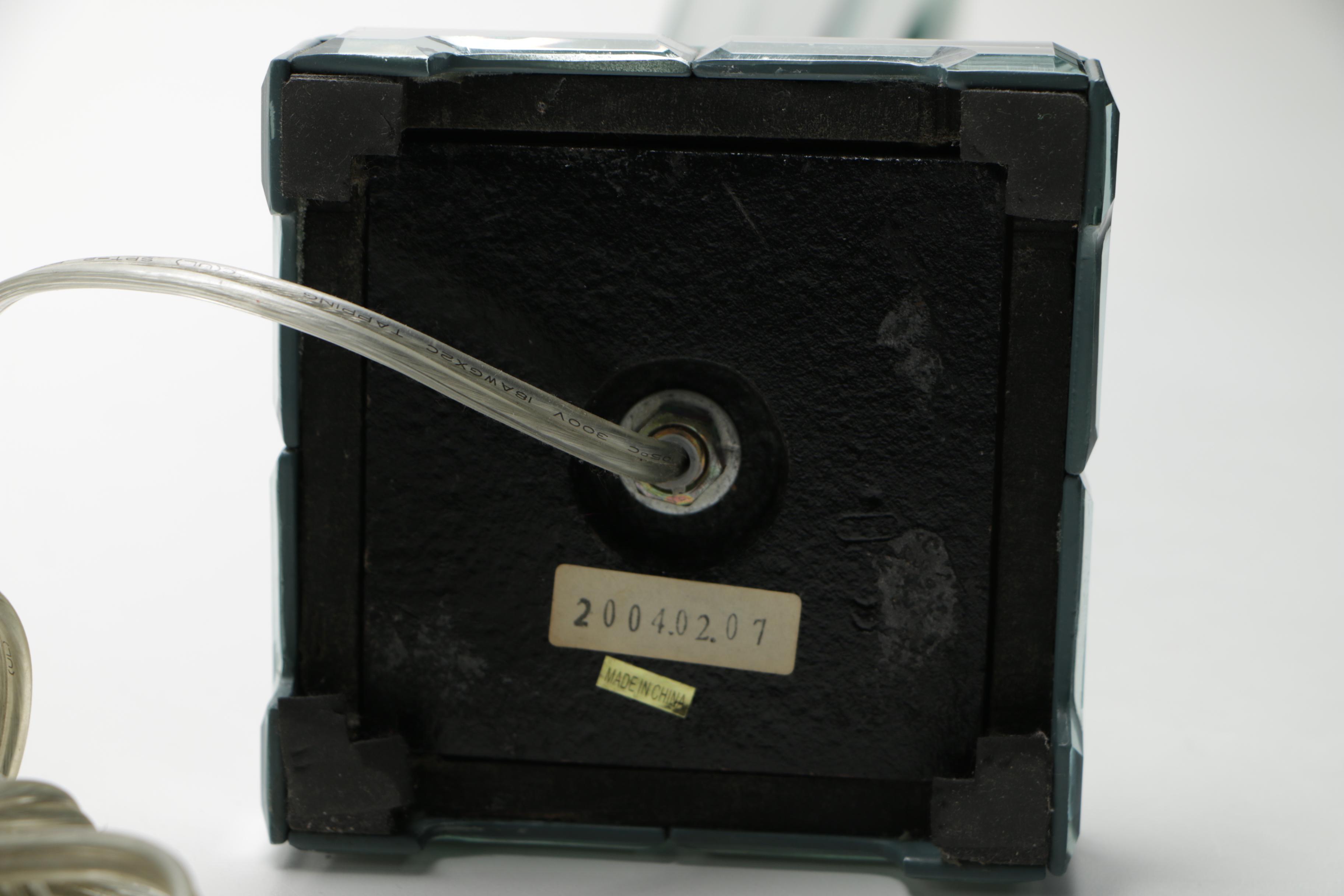 Mirrored Glass Table Lamps